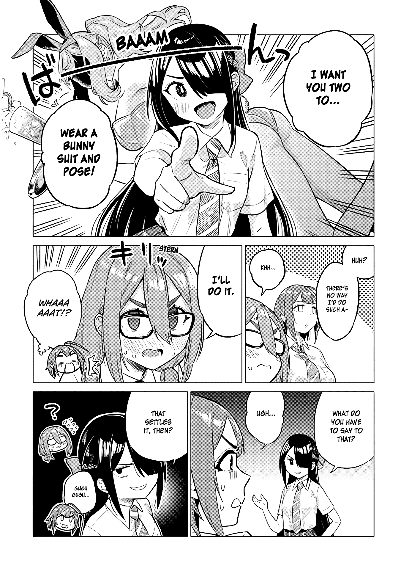 Do You like Big Juniors? Chapter 20 page 11 - Chapter 20: Uniform or a Bunny Suit, the Girl (Kouhai) Resolves Herself.