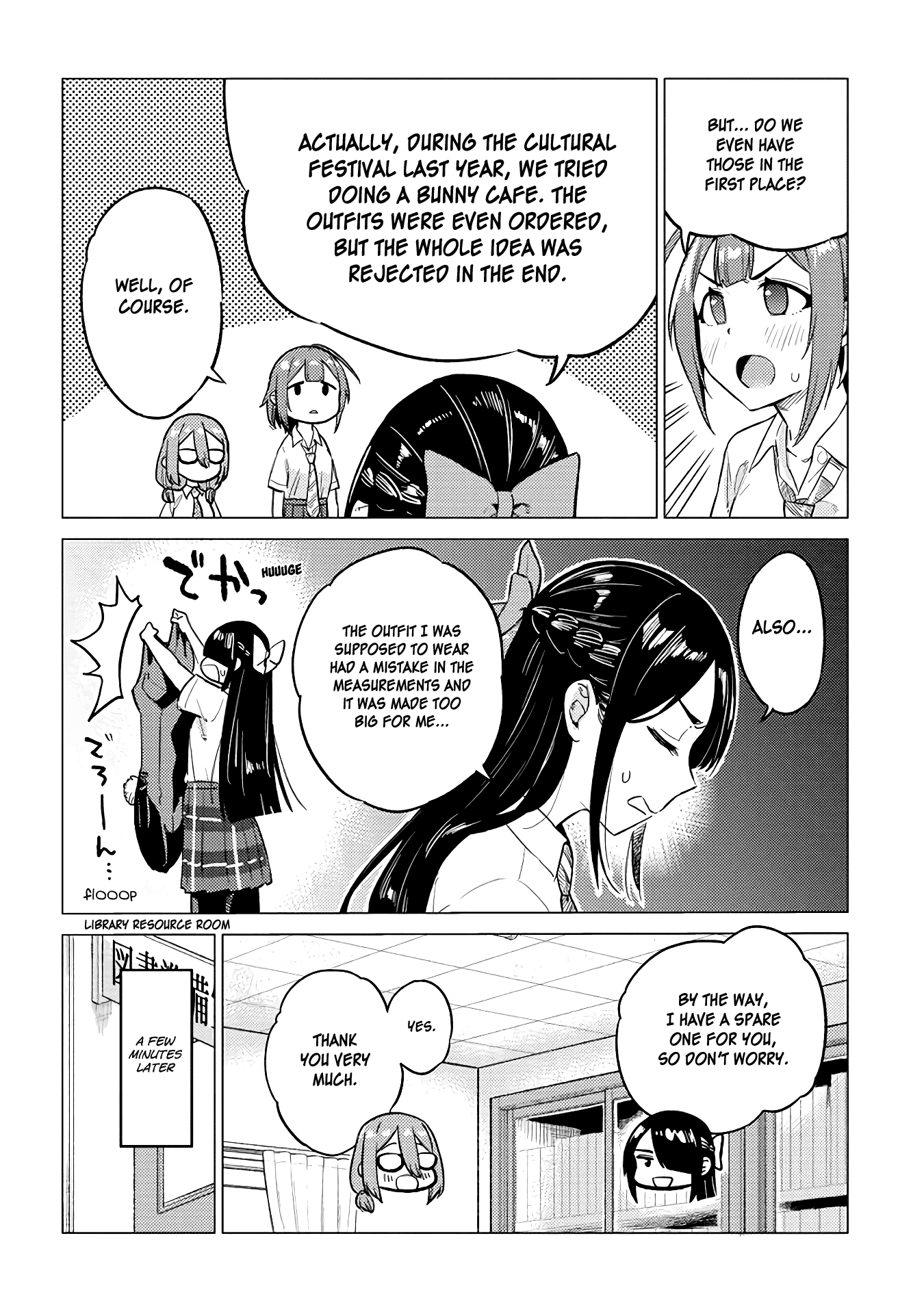 Do You like Big Juniors? Chapter 20 page 12 - Chapter 20: Uniform or a Bunny Suit, the Girl (Kouhai) Resolves Herself.
