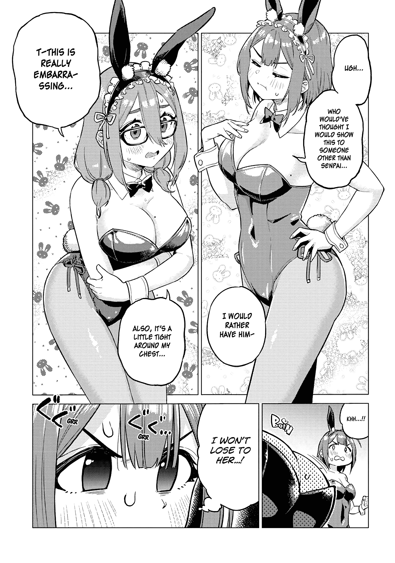 Do You like Big Juniors? Chapter 20 page 13 - Chapter 20: Uniform or a Bunny Suit, the Girl (Kouhai) Resolves Herself.