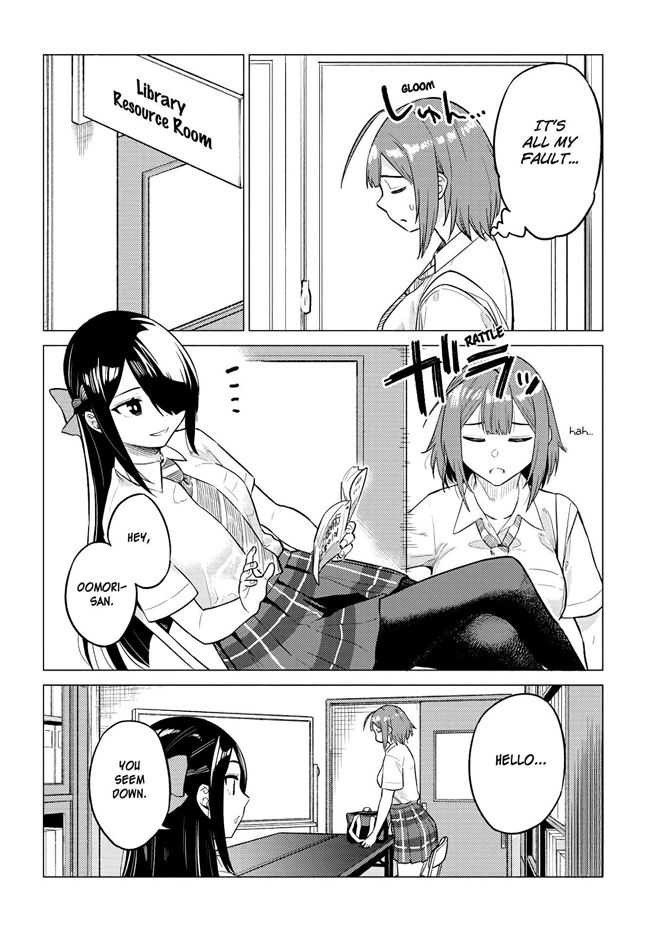 Do You like Big Juniors? Chapter 20 page 4 - Chapter 20: Uniform or a Bunny Suit, the Girl (Kouhai) Resolves Herself.