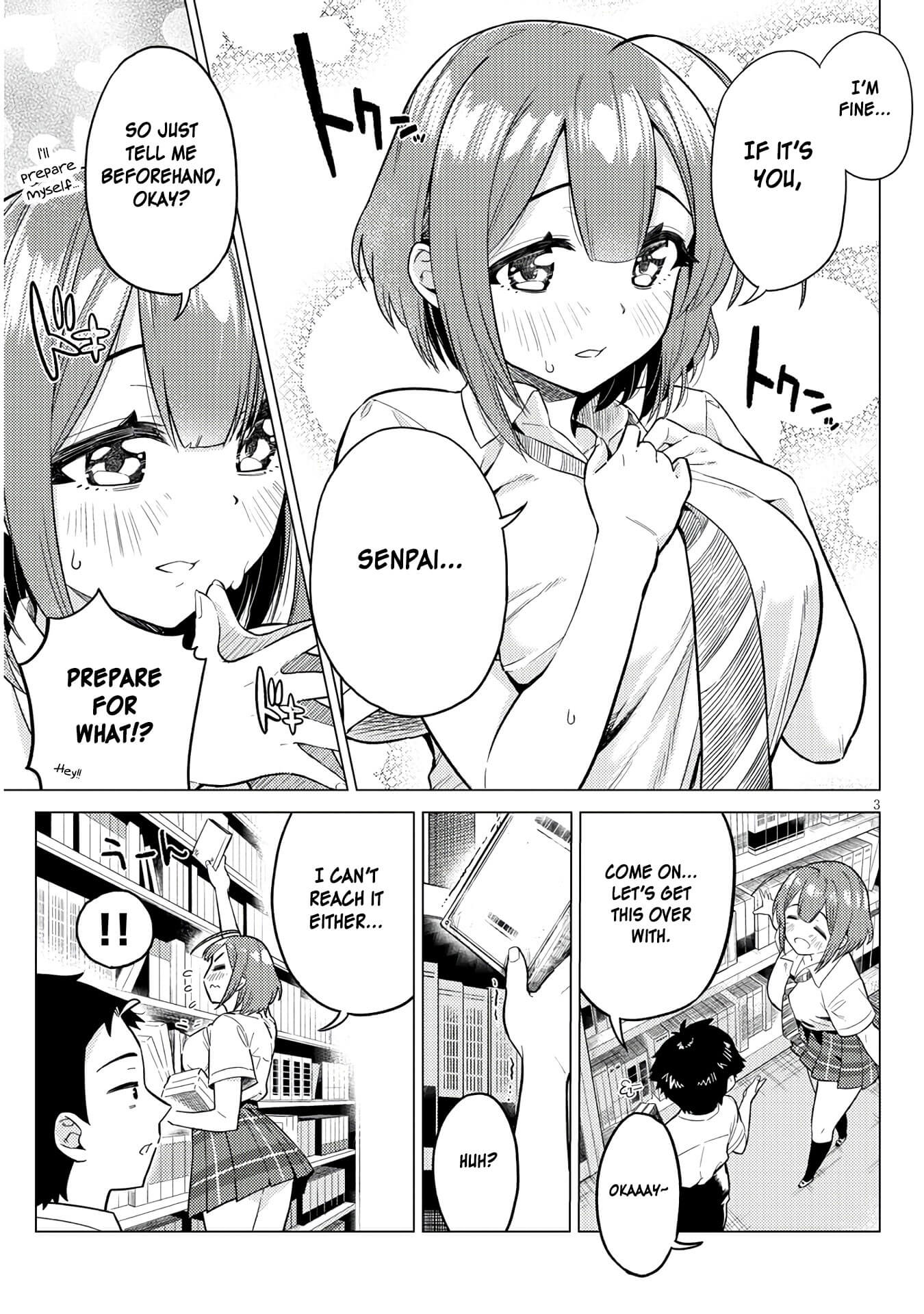 Do You like Big Juniors? Chapter 3 page 3 - Chapter 3: Misunderstandings Make the Girl (Kouhai) Grow.