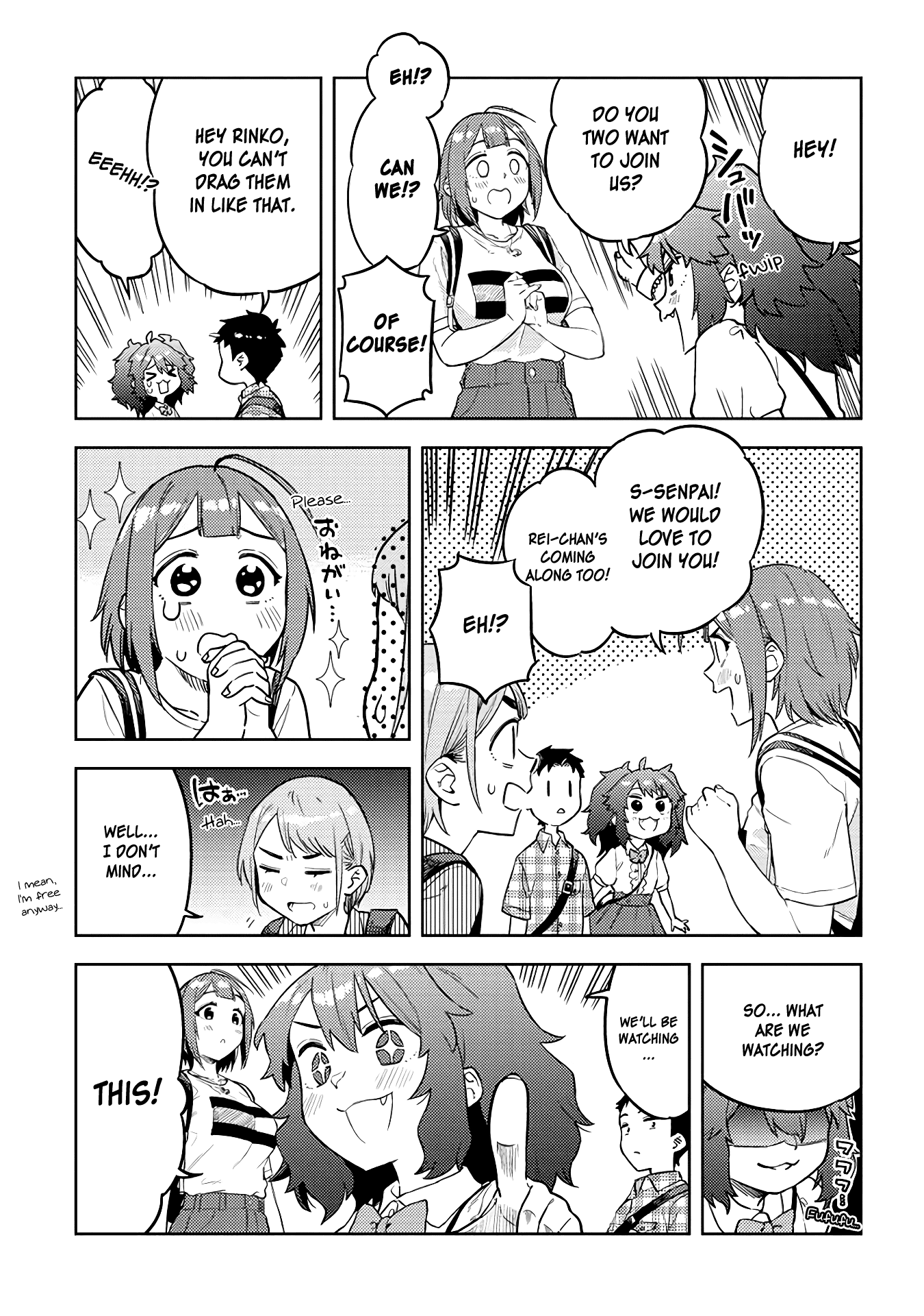 Do You like Big Juniors? Chapter 32 page 5 - Chapter 32: What did the Girl (Kouhai) do to the Excavated Treasure...?