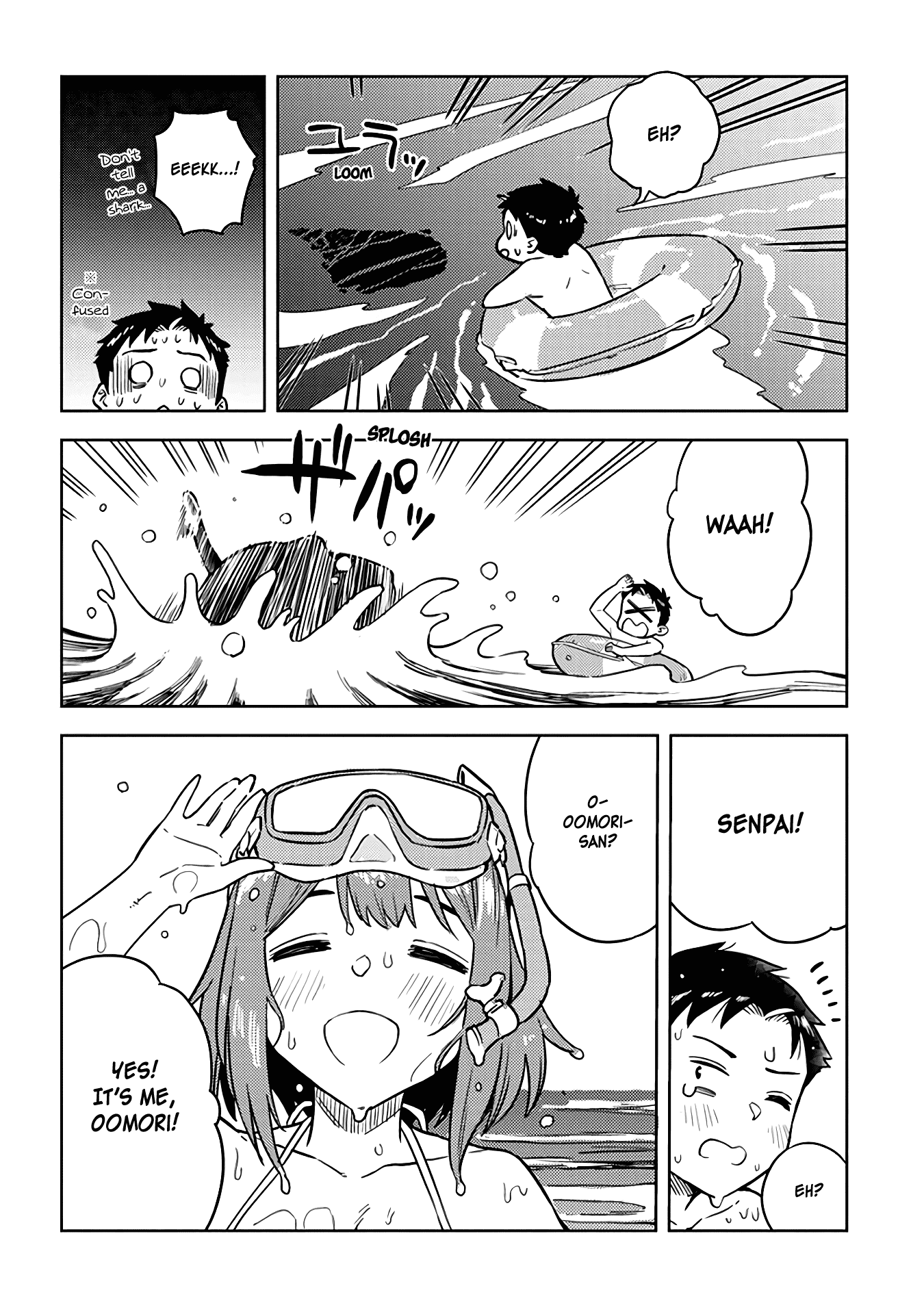 Do You like Big Juniors? Chapter 33 page 10 - Chapter 33: At the Sea as Pretty as a Gem, the Girl (Kouhai) Attacks.