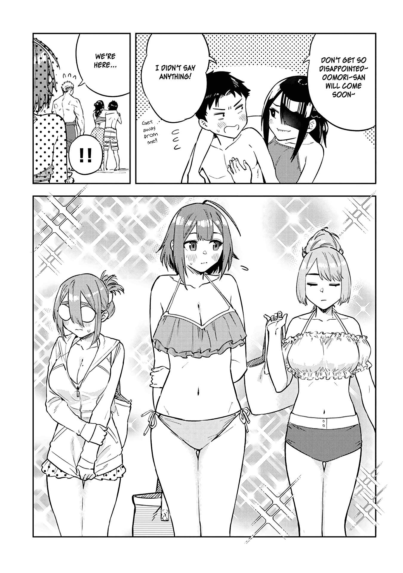 Do You like Big Juniors? Chapter 33 page 5 - Chapter 33: At the Sea as Pretty as a Gem, the Girl (Kouhai) Attacks.