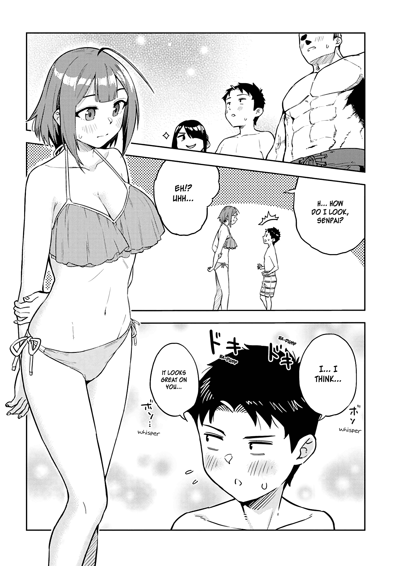 Do You like Big Juniors? Chapter 33 page 6 - Chapter 33: At the Sea as Pretty as a Gem, the Girl (Kouhai) Attacks.