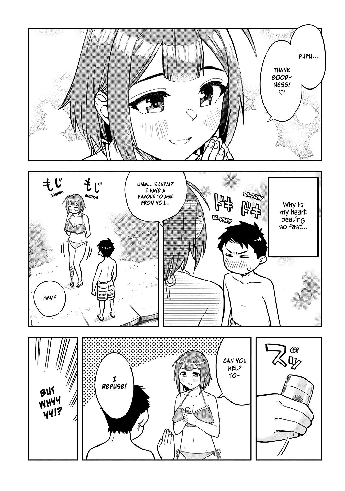 Do You like Big Juniors? Chapter 33 page 7 - Chapter 33: At the Sea as Pretty as a Gem, the Girl (Kouhai) Attacks.