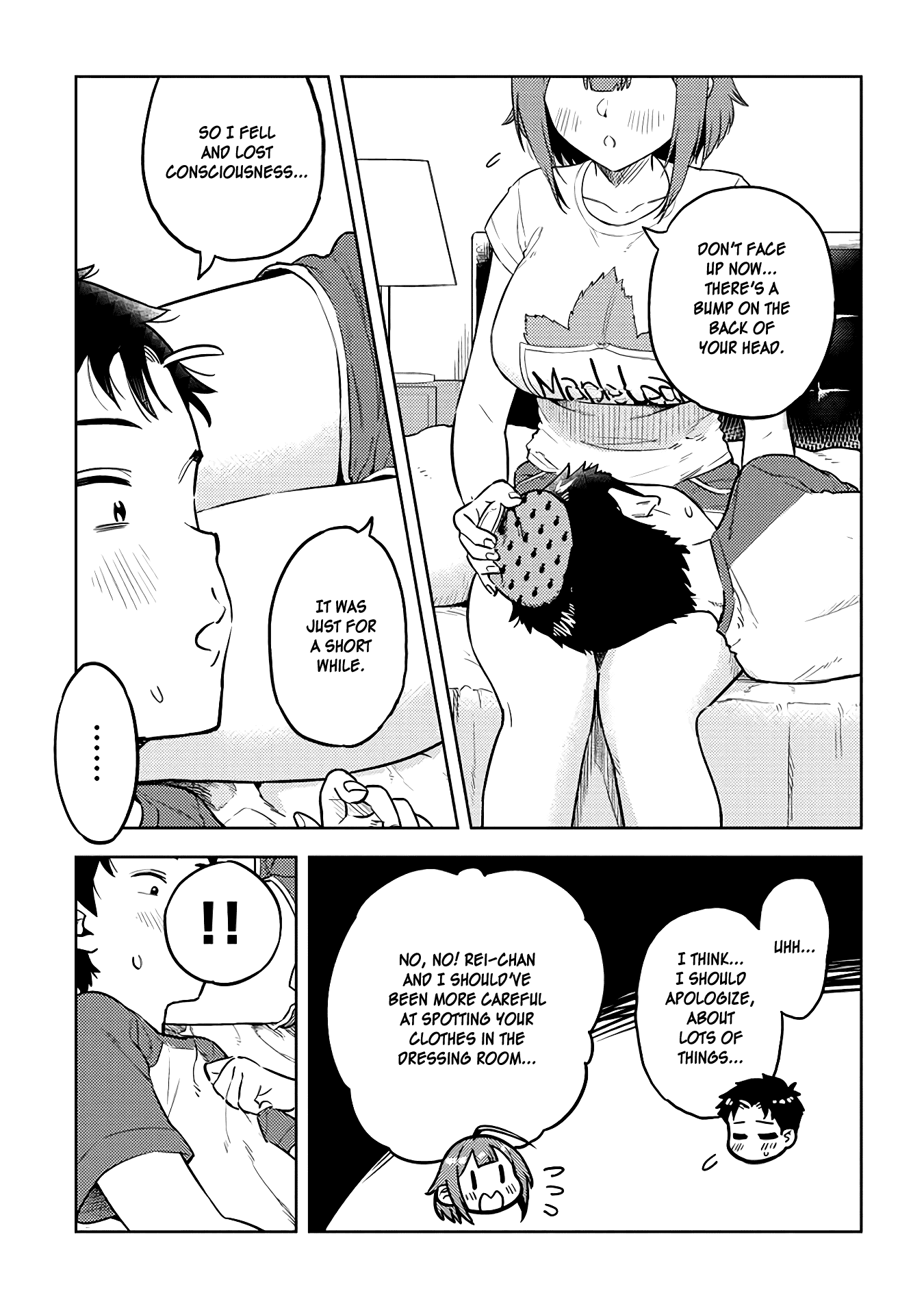 Do You like Big Juniors? Chapter 36 page 5 - Chapter 36: Success or Failure? Her (Kouhai) Knees or Thighs?
