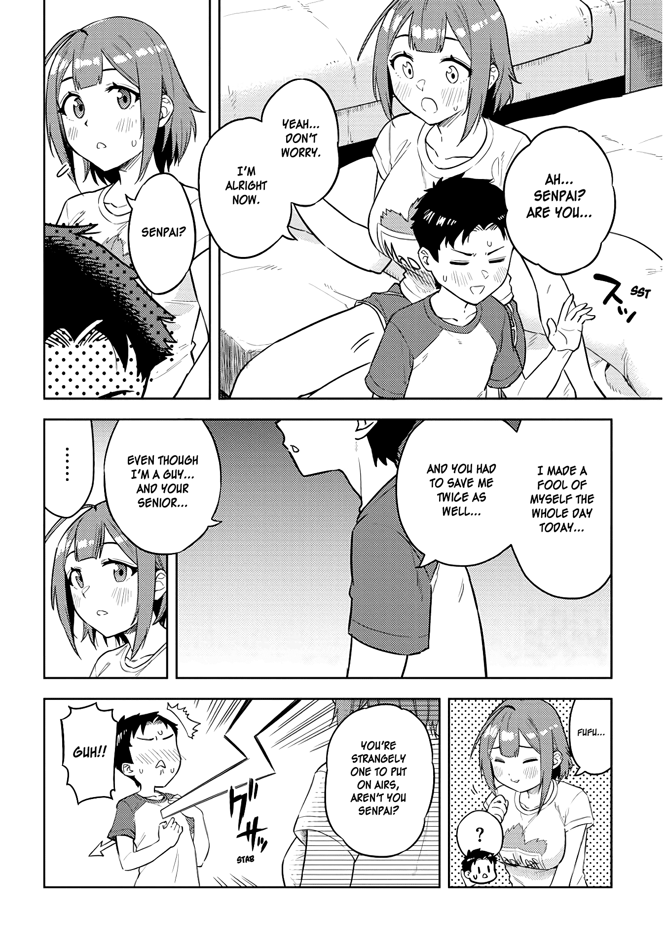 Do You like Big Juniors? Chapter 36 page 8 - Chapter 36: Success or Failure? Her (Kouhai) Knees or Thighs?