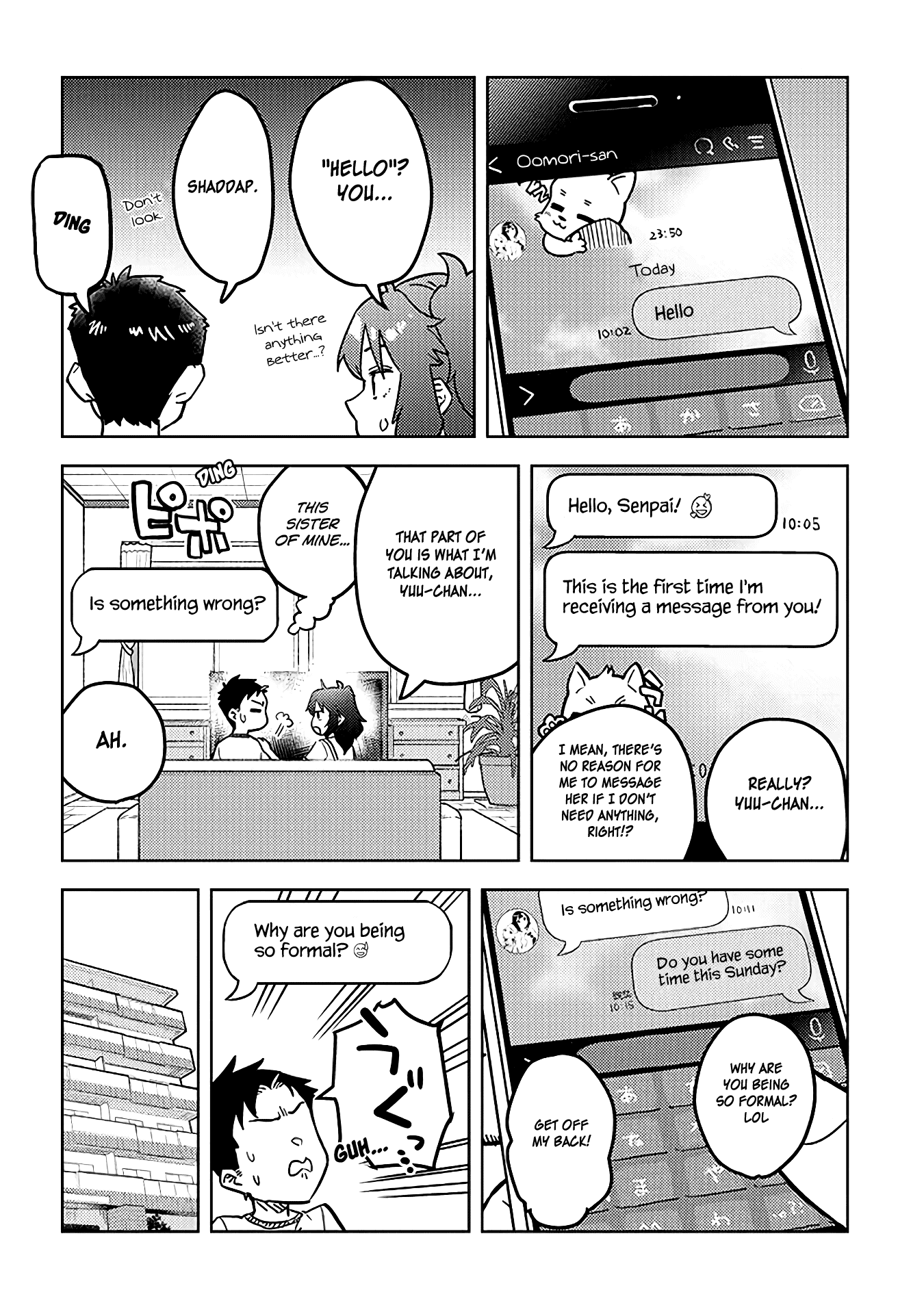 Do You like Big Juniors? Chapter 37 page 6 - Chapter 37: The Peach-colored Days, is Her (Kouhai) Color.