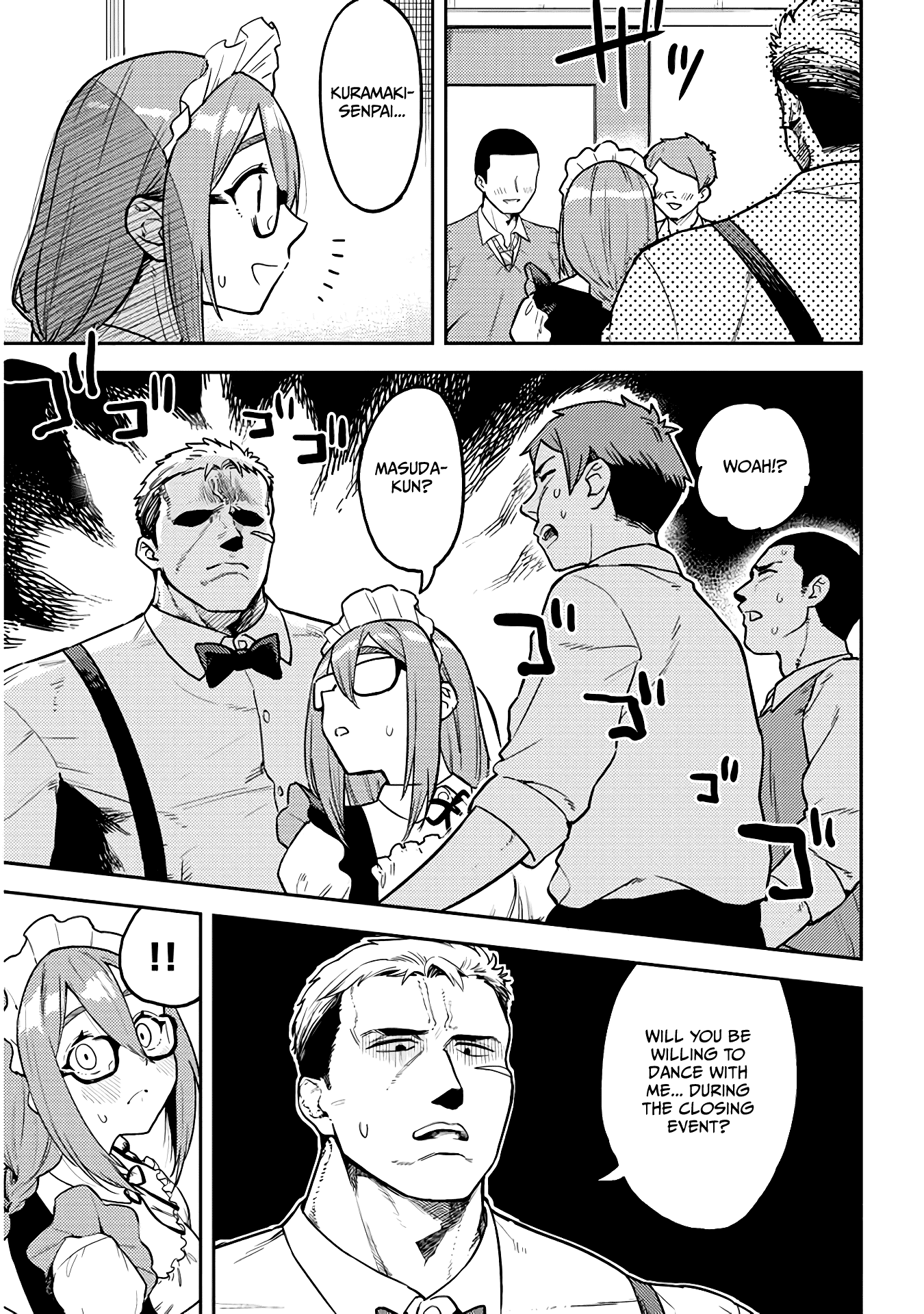 Do You like Big Juniors? Chapter 47 page 5 - Chapter 47: He (Kouhai) Shows His Resolve... And He Dances.