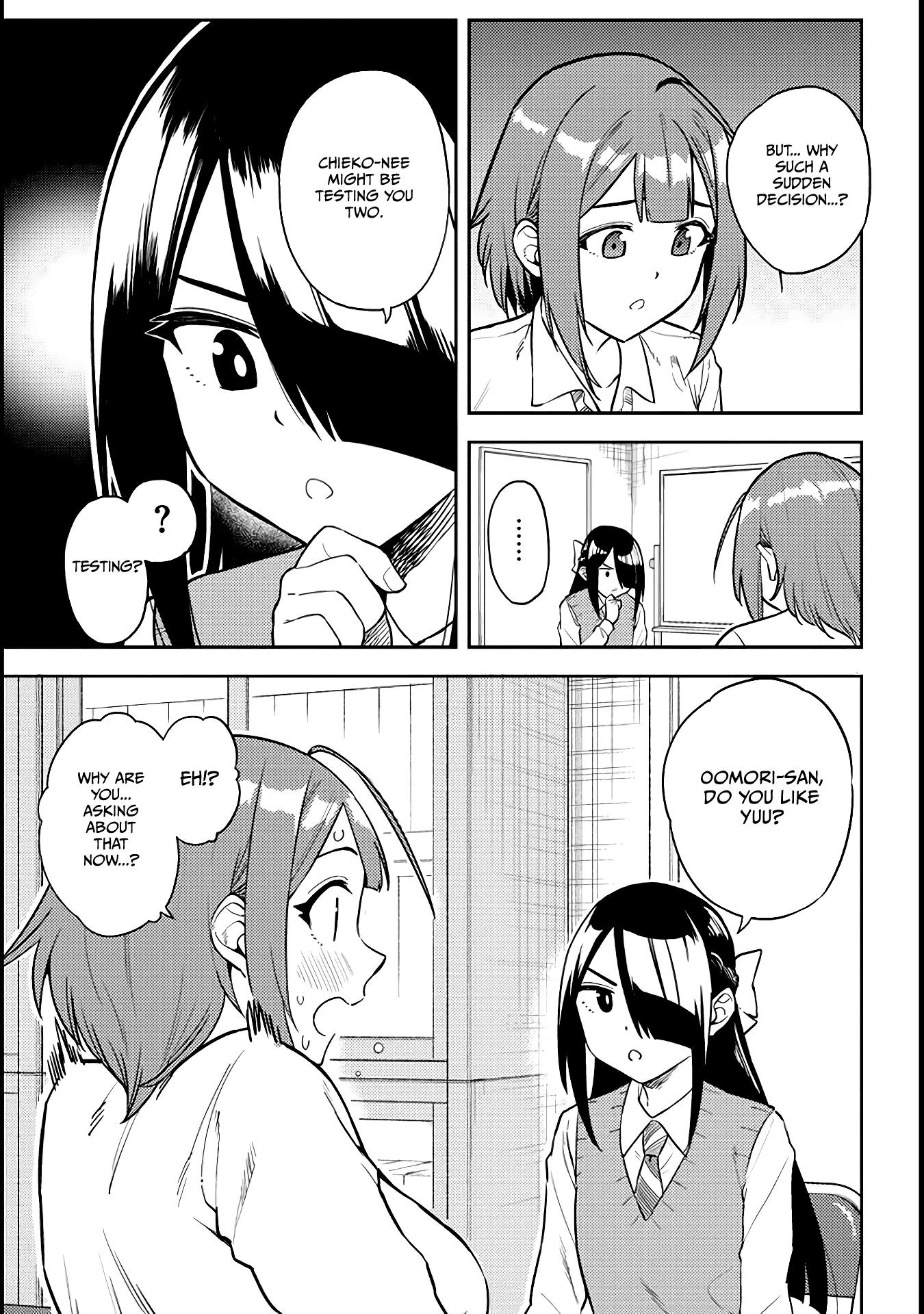 Do You like Big Juniors? Chapter 49 page 3 - Chapter 49: She (Kouhai) Accepts His Worries and Confusion.