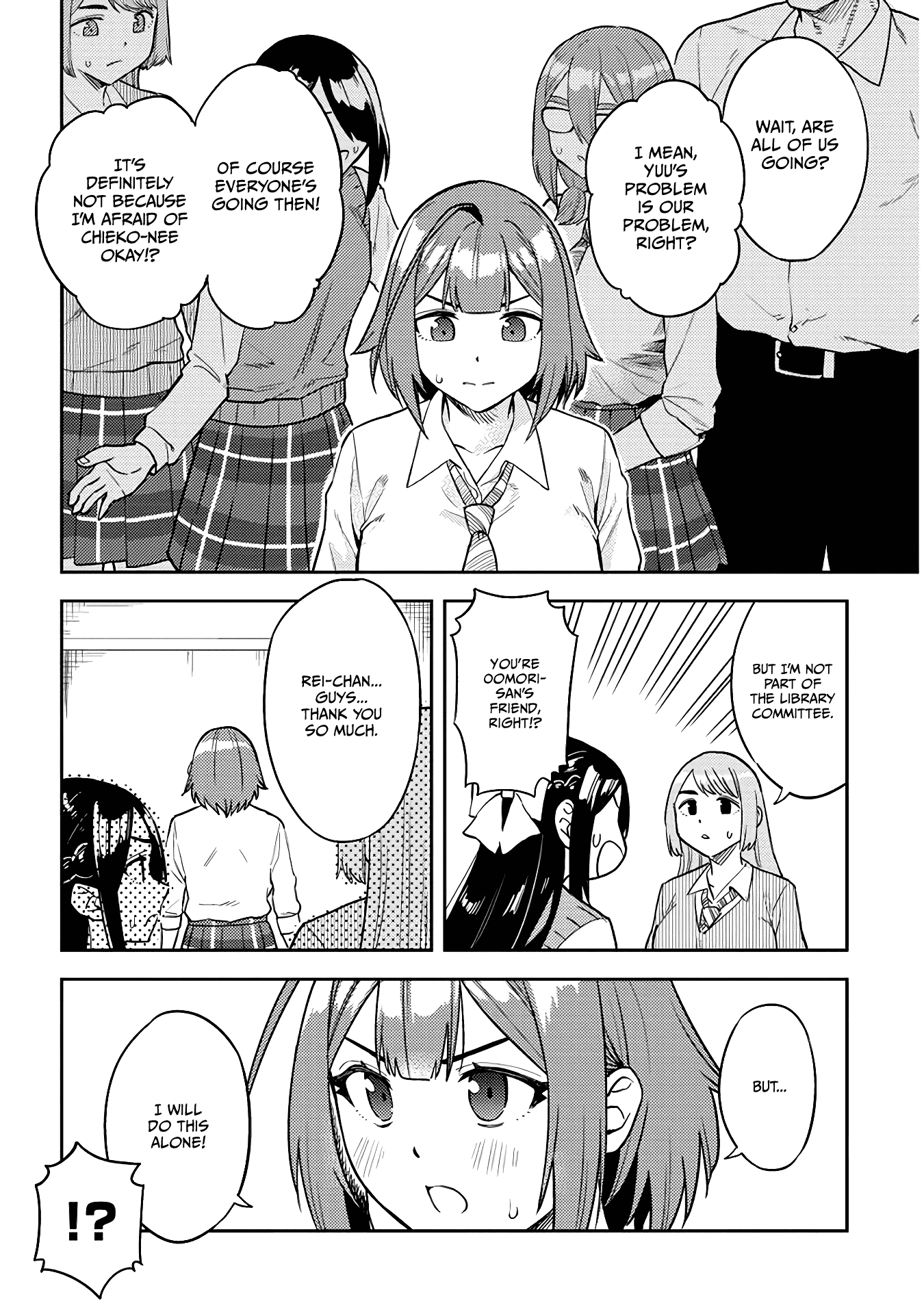 Do You like Big Juniors? Chapter 50 page 4 - Chapter 50: The Girl (Kouhai) Goes Against the Unreasonable Demand