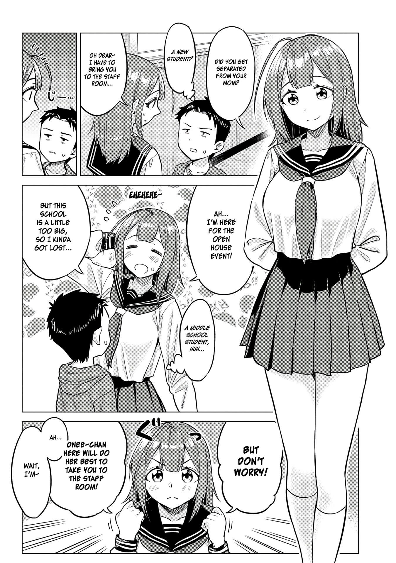 Do You like Big Juniors? Chapter 6 page 2 - Chapter 6: Meeting the Girl (Kouhai) in a Narrow World