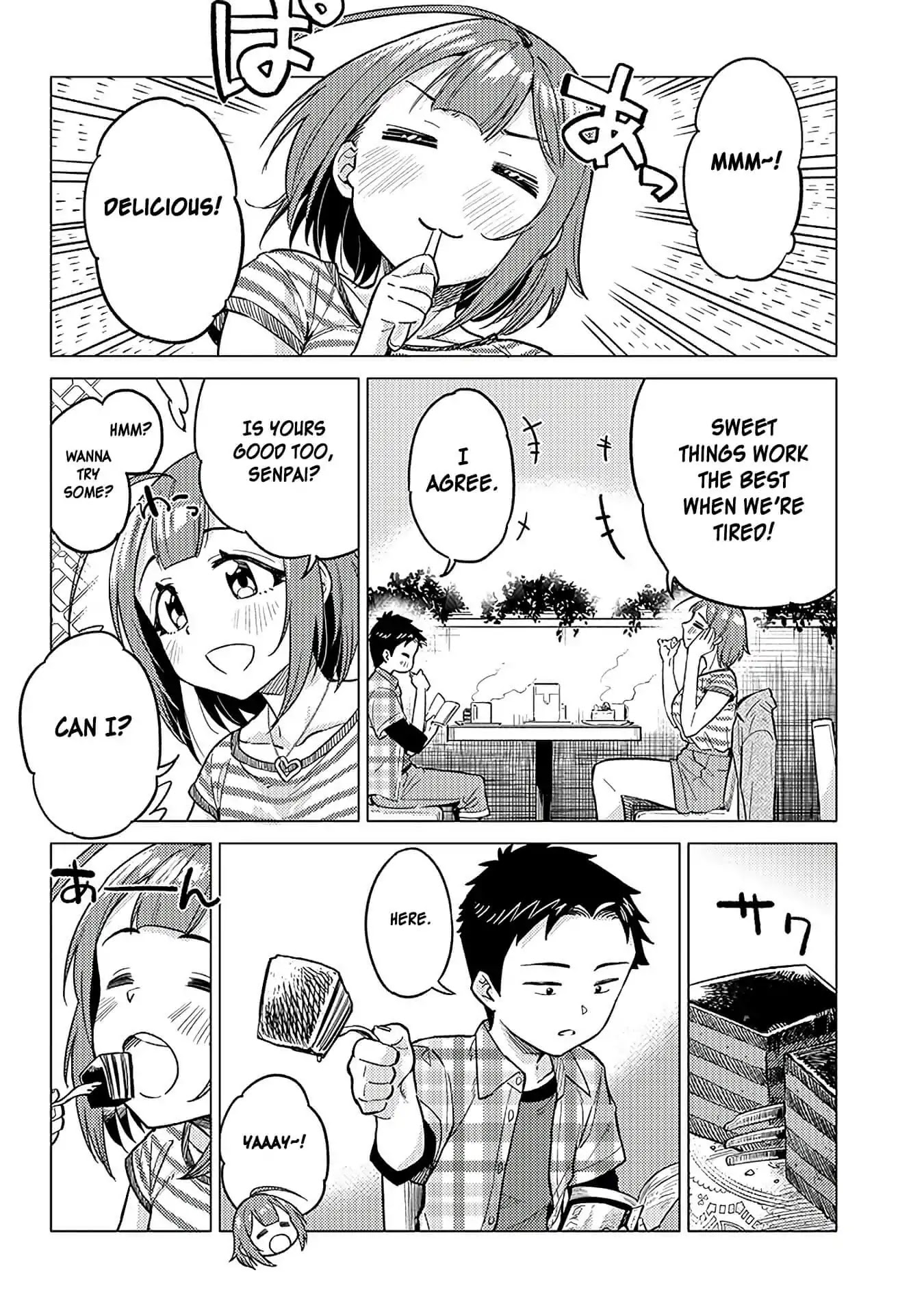 Do You like Big Juniors? Chapter 8 page 6 - Chapter 8: The Girl (Kouhai) Becomes Conscious After Getting Called Out