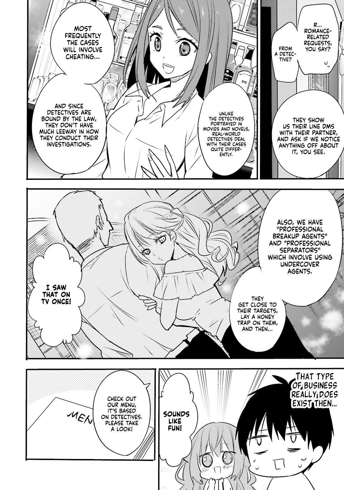 Do You like Drinking Alcochol with Beautiful Woman? Chapter 11 page 10 - Chapter 11: Detective's bar ANSWER