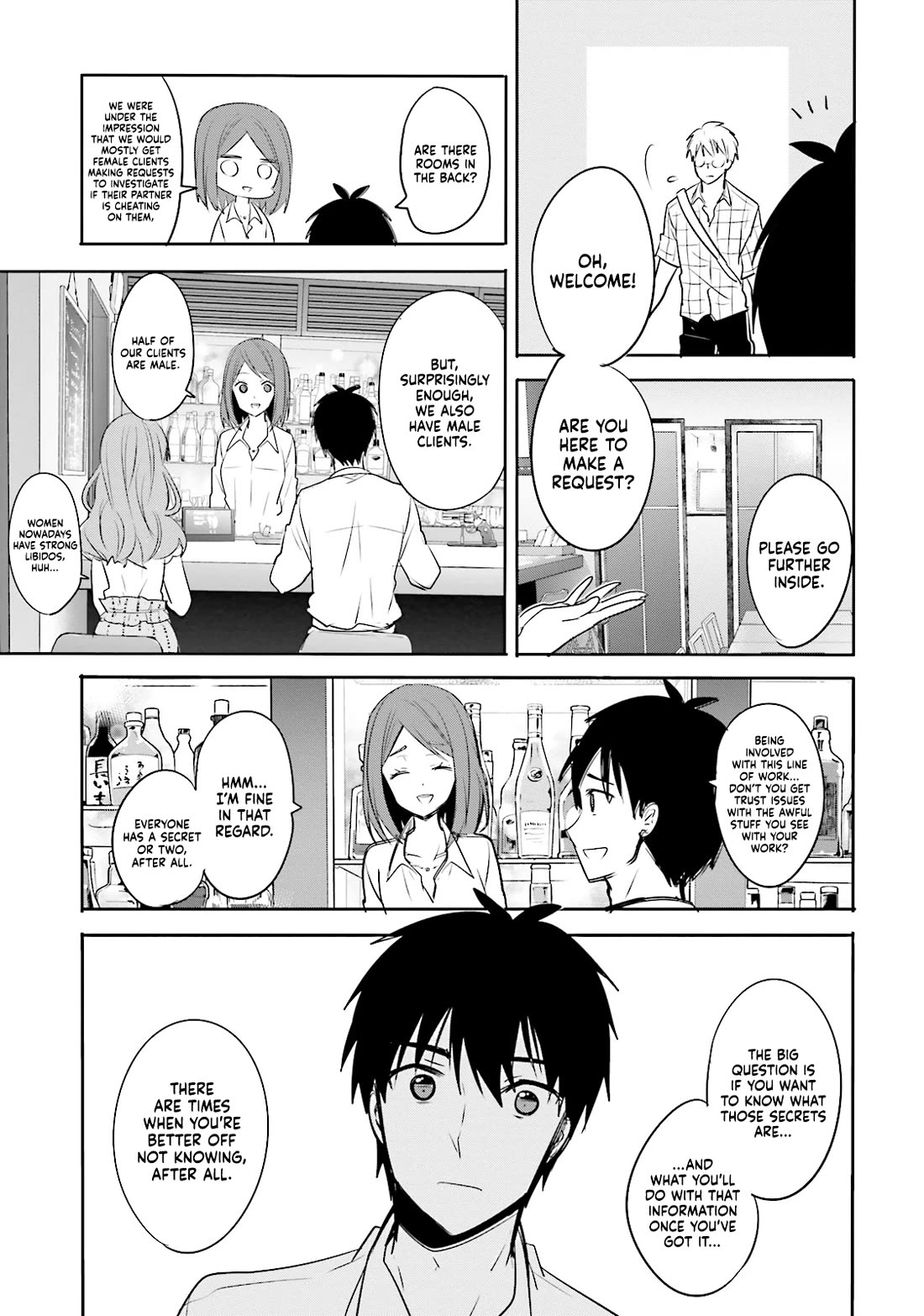 Do You like Drinking Alcochol with Beautiful Woman? Chapter 11 page 17 - Chapter 11: Detective's bar ANSWER