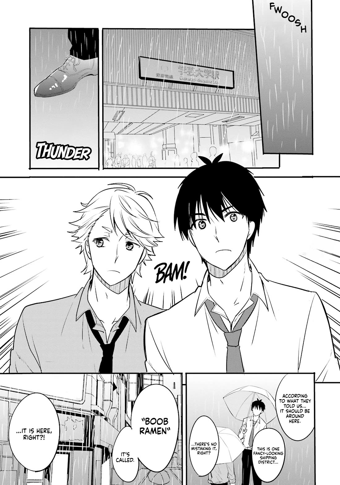 Do You like Drinking Alcochol with Beautiful Woman? Chapter 12 page 1 - Chapter 12: Boob Ramen