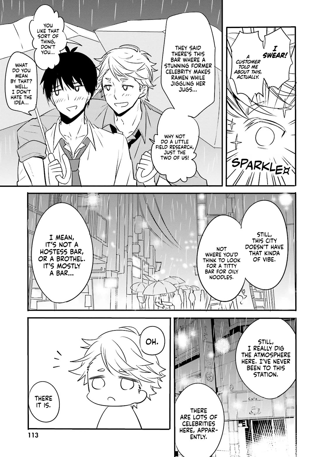Do You like Drinking Alcochol with Beautiful Woman? Chapter 12 page 3 - Chapter 12: Boob Ramen
