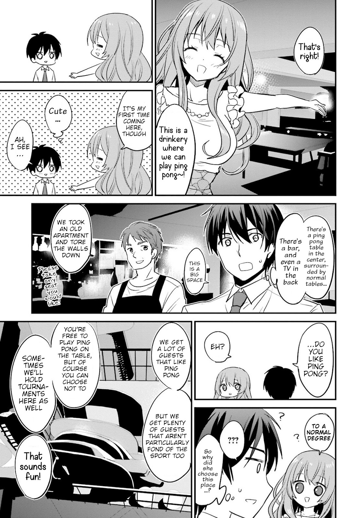 Do You like Drinking Alcochol with Beautiful Woman? Chapter 3 page 7 - Chapter 3: Nakame Takkyuu Lounge