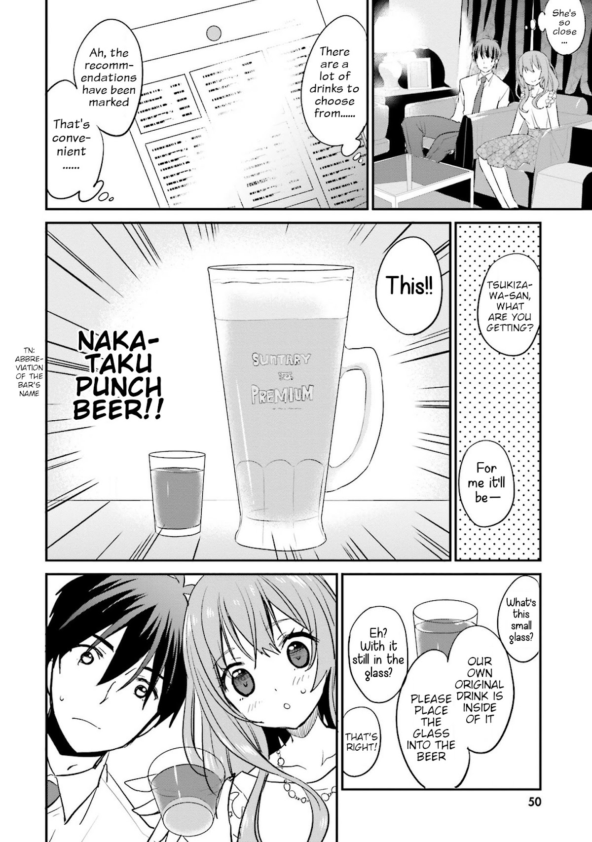 Do You like Drinking Alcochol with Beautiful Woman? Chapter 3 page 8 - Chapter 3: Nakame Takkyuu Lounge
