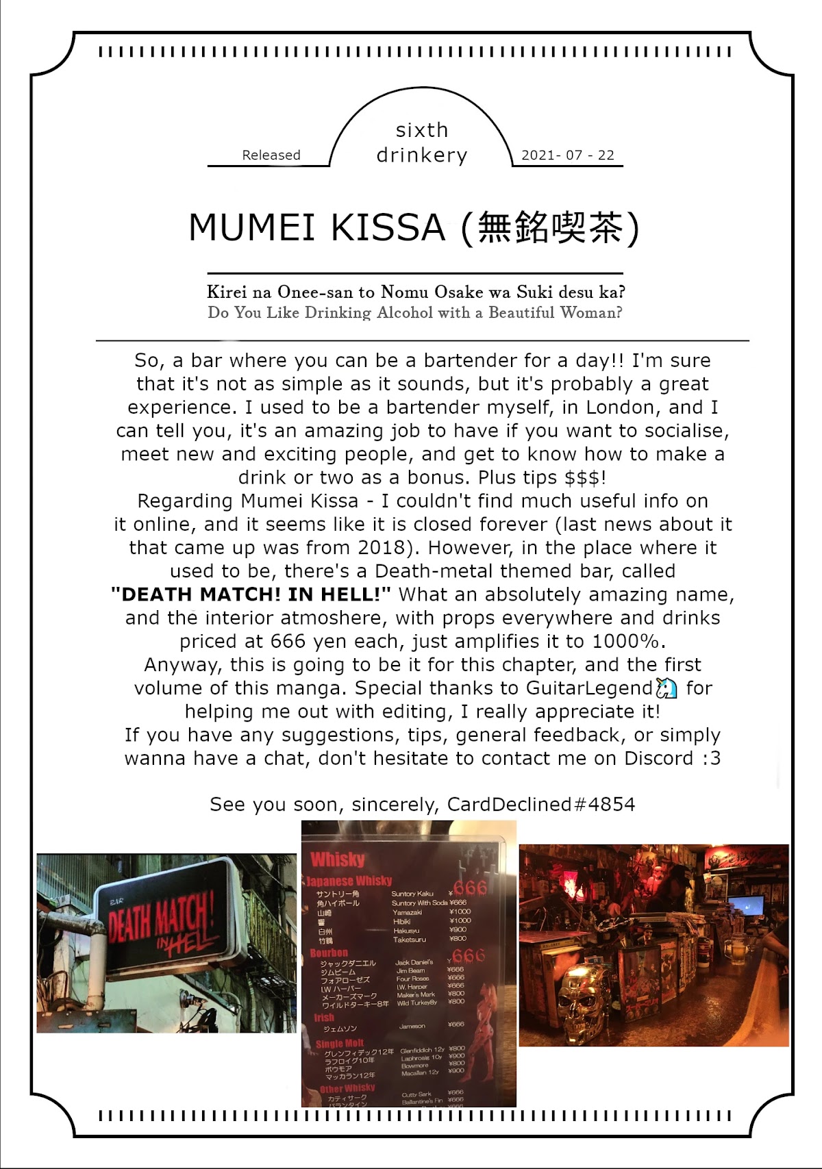 Do You like Drinking Alcochol with Beautiful Woman? Chapter 6 page 23 - Chapter 6: Mumei Kissa