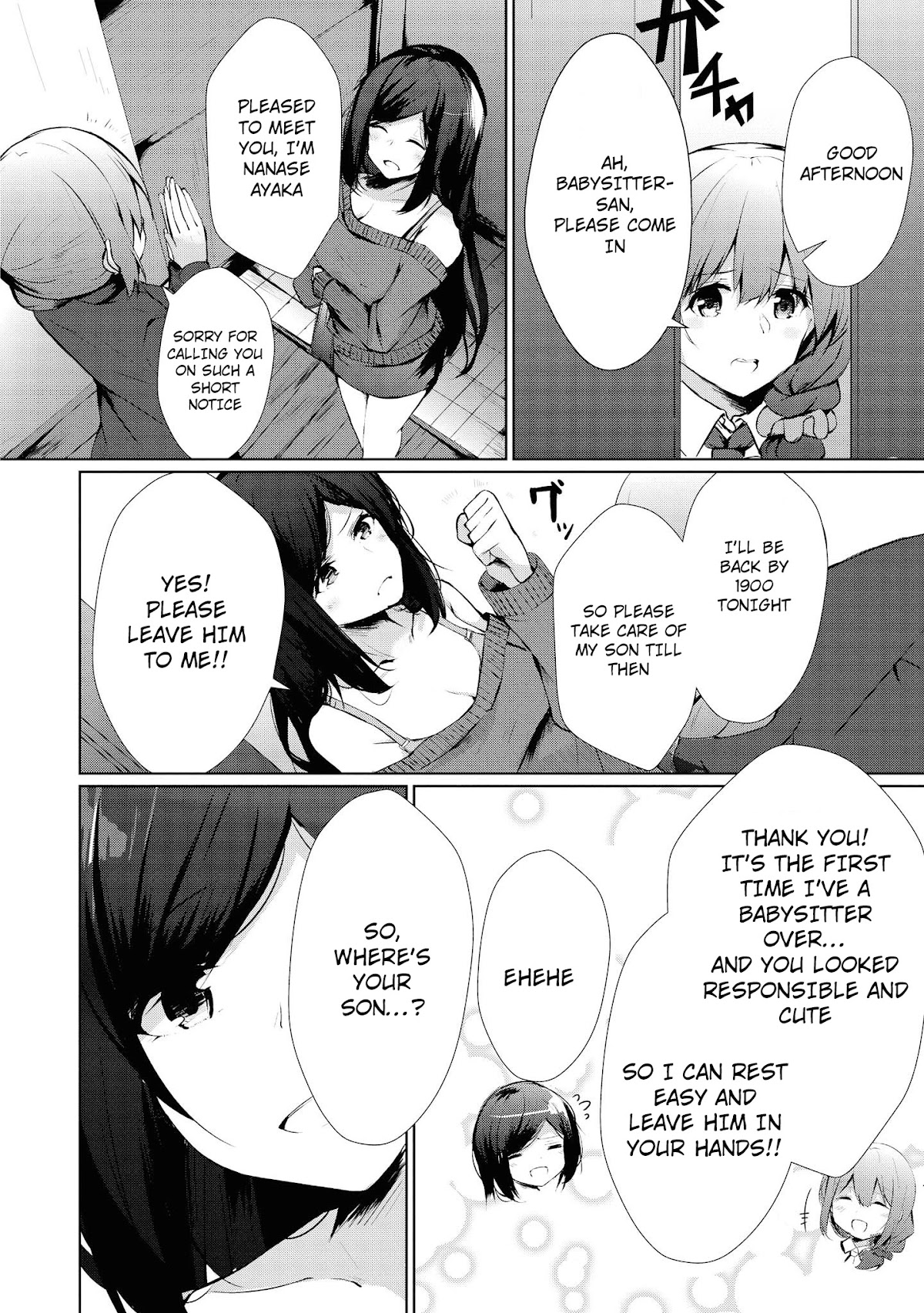 Do You like Fluffy Boobs? Busty Girl Anthology Comic Chapter 13 page 3 - Chapter 13: Tawawa Babysitter