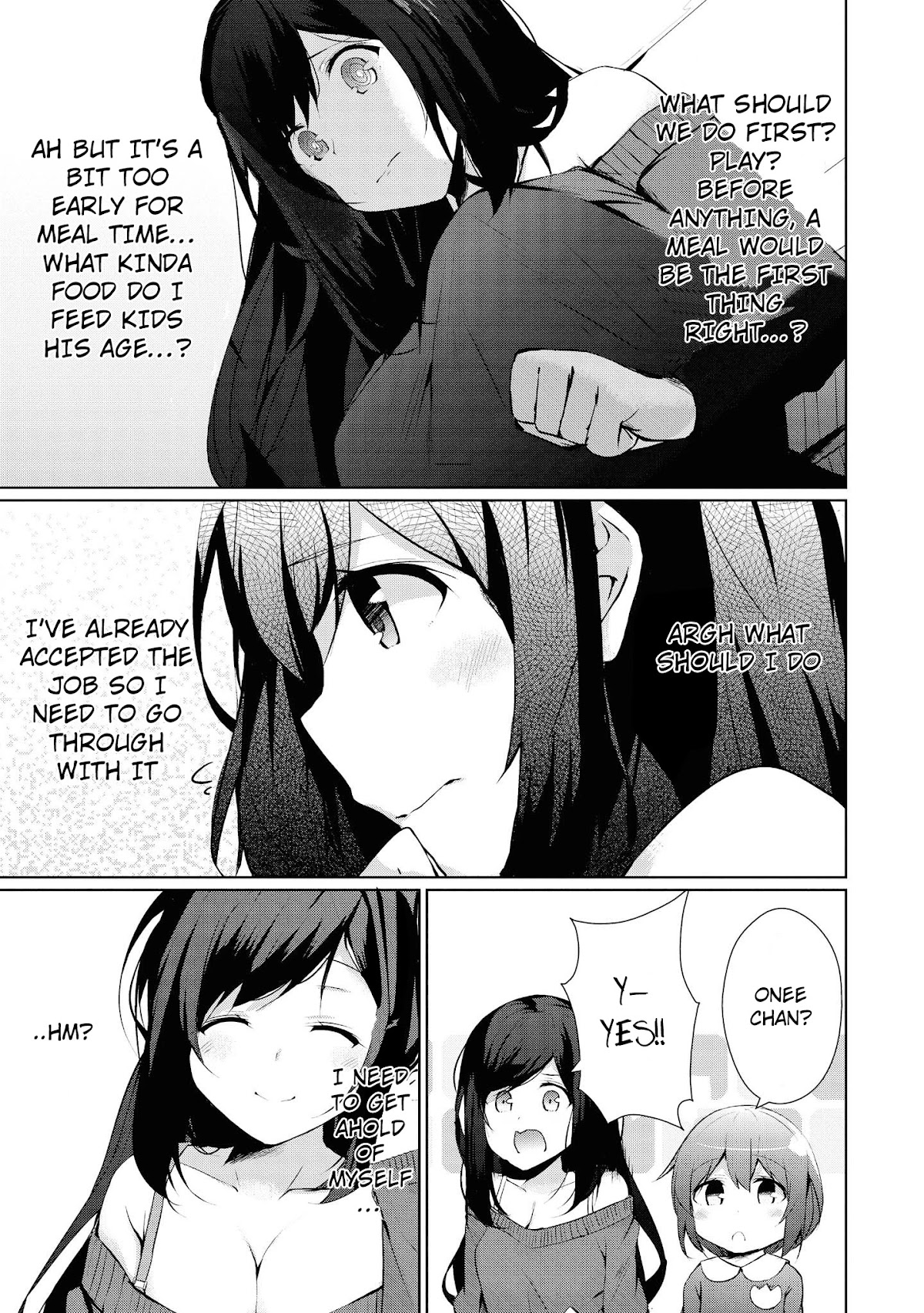 Do You like Fluffy Boobs? Busty Girl Anthology Comic Chapter 13 page 6 - Chapter 13: Tawawa Babysitter