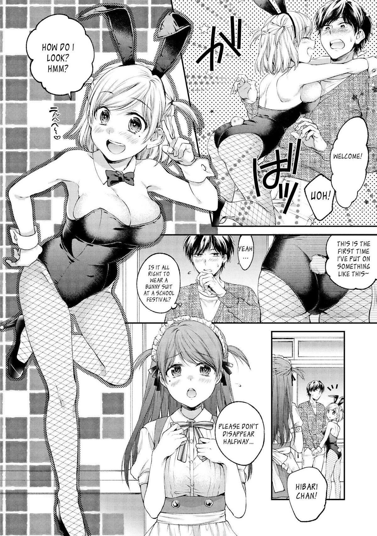 Do You like Fluffy Boobs? Busty Girl Anthology Comic Chapter 2 page 4 - Chapter 2: Which Twin's Show?