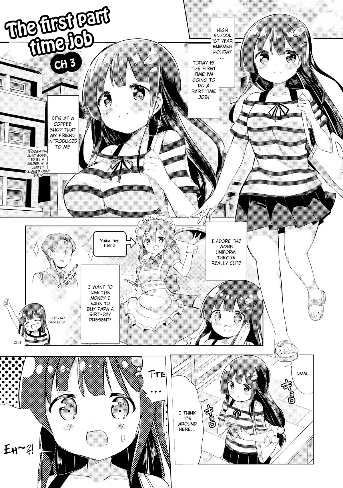 Do You like Fluffy Boobs? Busty Girl Anthology Comic Chapter 3 page 3 - Chapter 3: The First Part Time Job