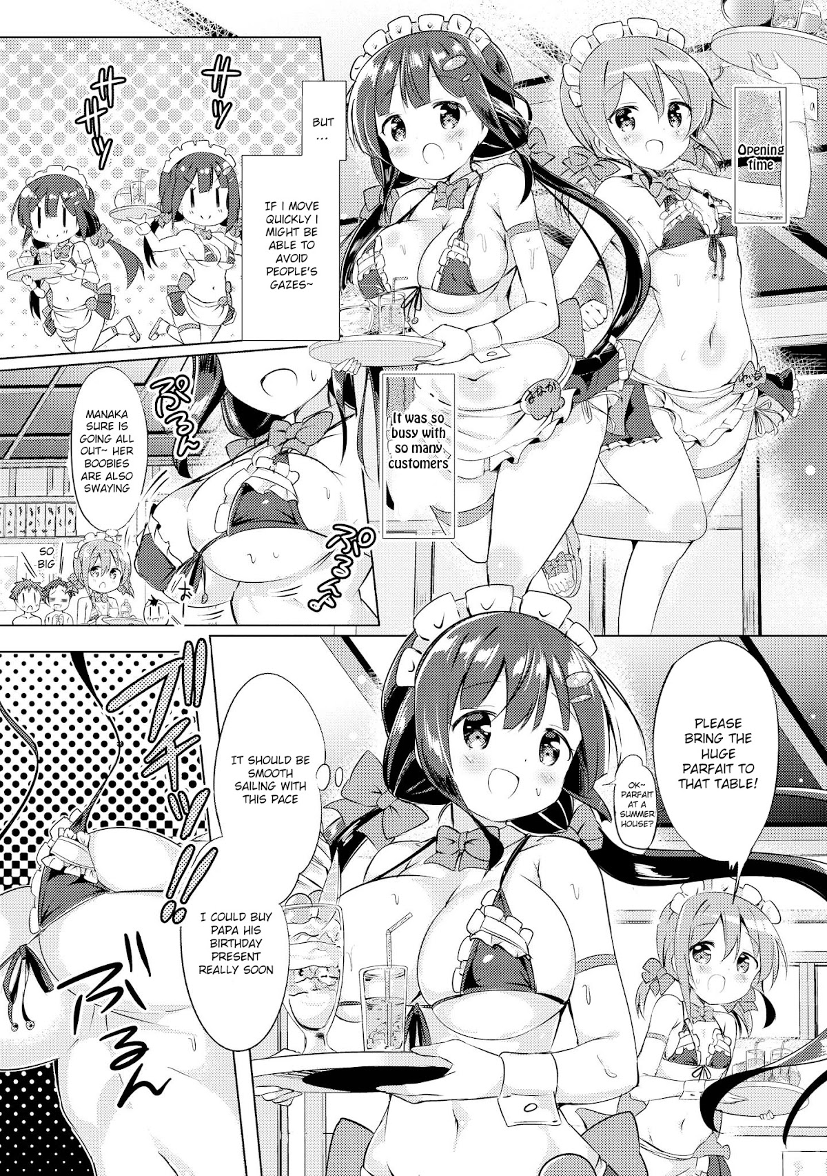 Do You like Fluffy Boobs? Busty Girl Anthology Comic Chapter 3 page 7 - Chapter 3: The First Part Time Job