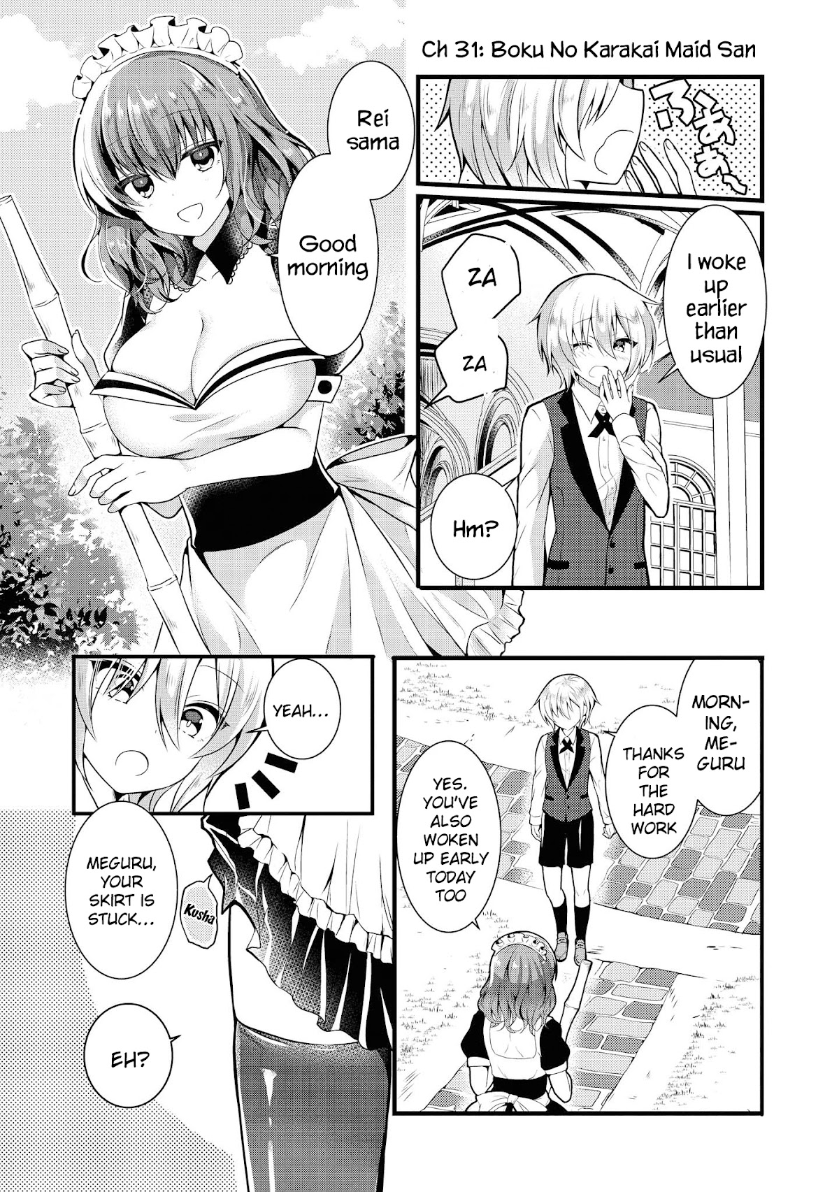 Do You like Fluffy Boobs? Busty Girl Anthology Comic Chapter 31 page 2 - Chapter 31: Boku no Karakai Maid-san by Gokugetsu Momo