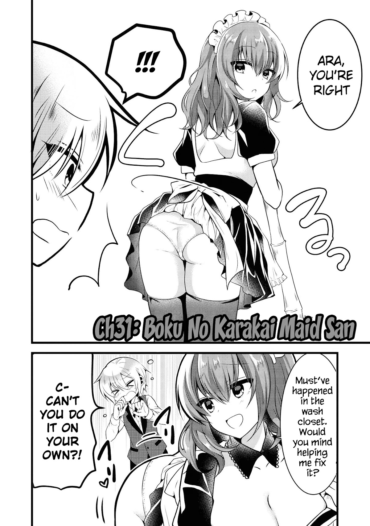 Do You like Fluffy Boobs? Busty Girl Anthology Comic Chapter 31 page 3 - Chapter 31: Boku no Karakai Maid-san by Gokugetsu Momo