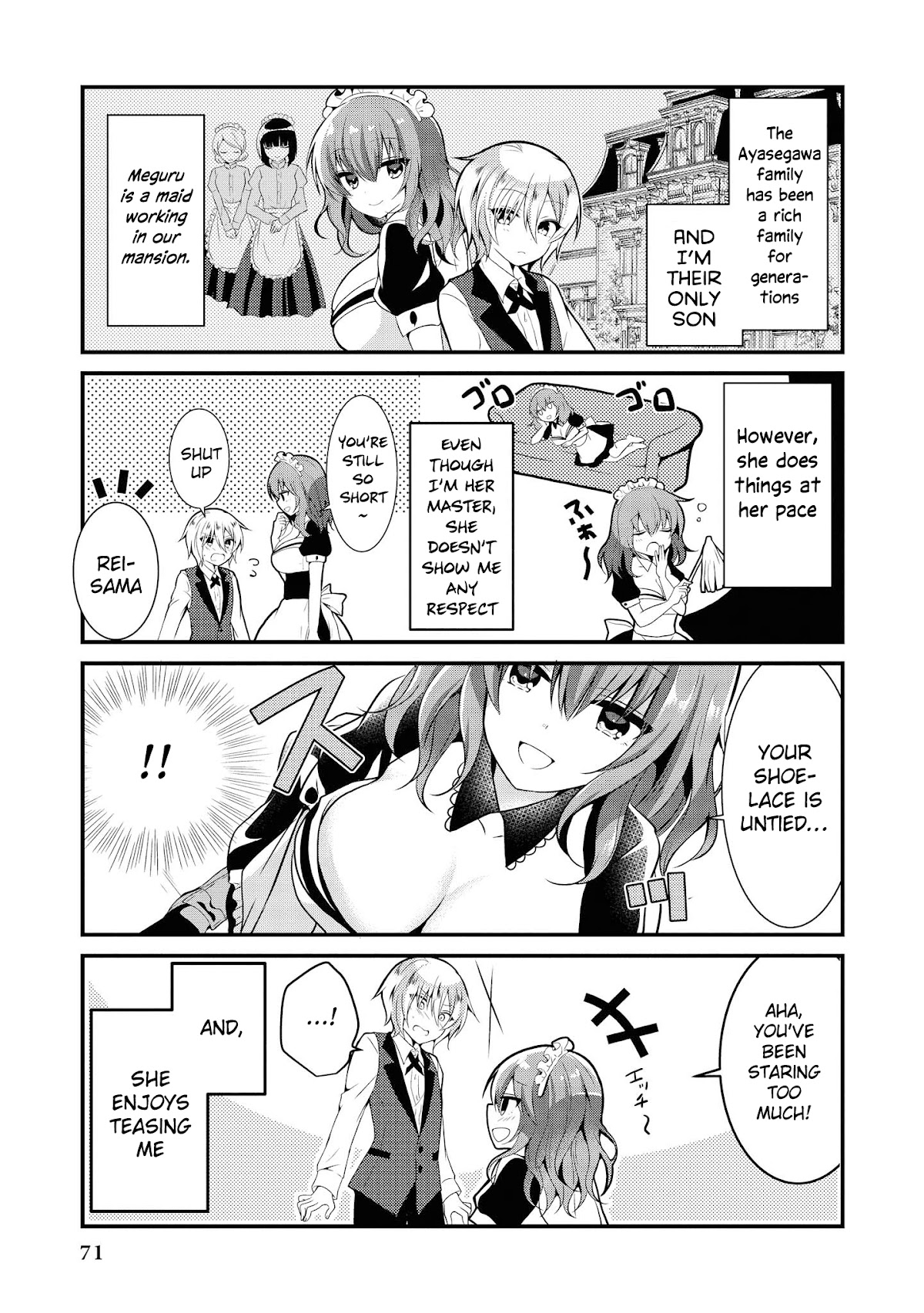 Do You like Fluffy Boobs? Busty Girl Anthology Comic Chapter 31 page 4 - Chapter 31: Boku no Karakai Maid-san by Gokugetsu Momo