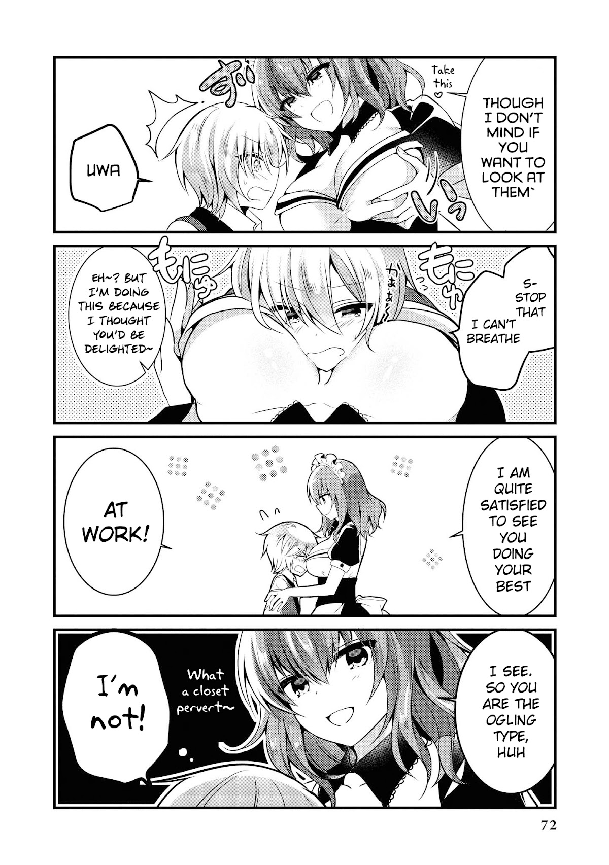 Do You like Fluffy Boobs? Busty Girl Anthology Comic Chapter 31 page 5 - Chapter 31: Boku no Karakai Maid-san by Gokugetsu Momo