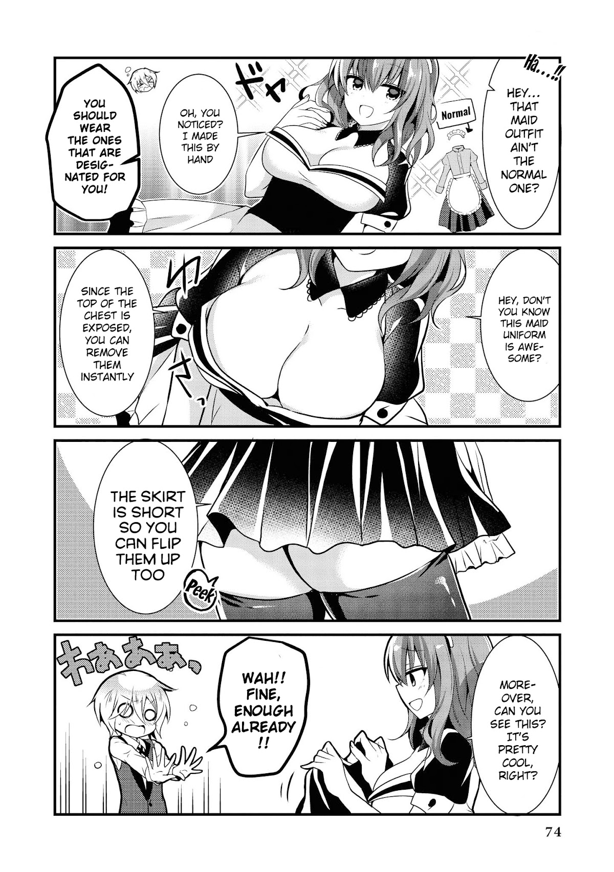 Do You like Fluffy Boobs? Busty Girl Anthology Comic Chapter 31 page 7 - Chapter 31: Boku no Karakai Maid-san by Gokugetsu Momo