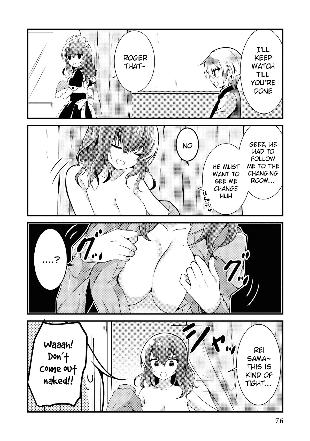 Do You like Fluffy Boobs? Busty Girl Anthology Comic Chapter 31 page 9 - Chapter 31: Boku no Karakai Maid-san by Gokugetsu Momo