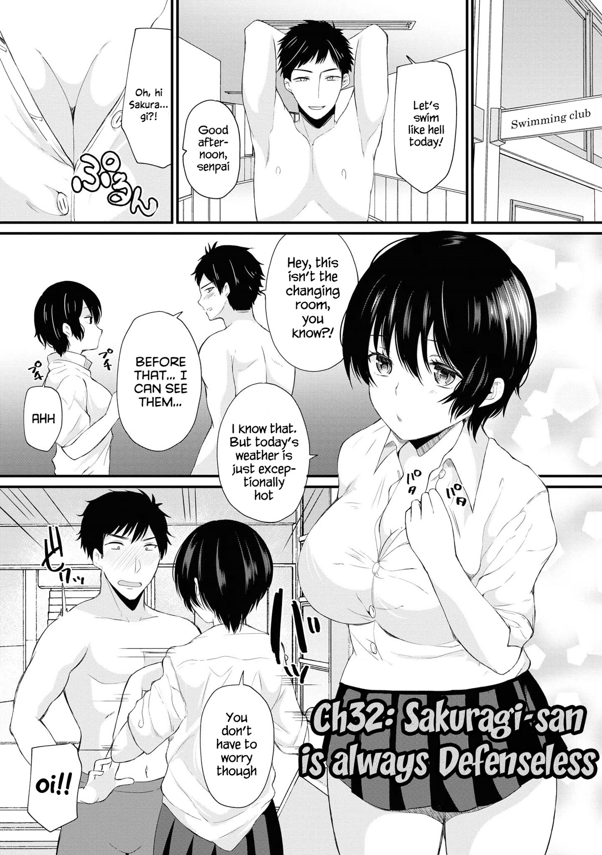 Do You like Fluffy Boobs? Busty Girl Anthology Comic Chapter 32 page 4 - Chapter 32: Sakuragi-san is always Defenseless