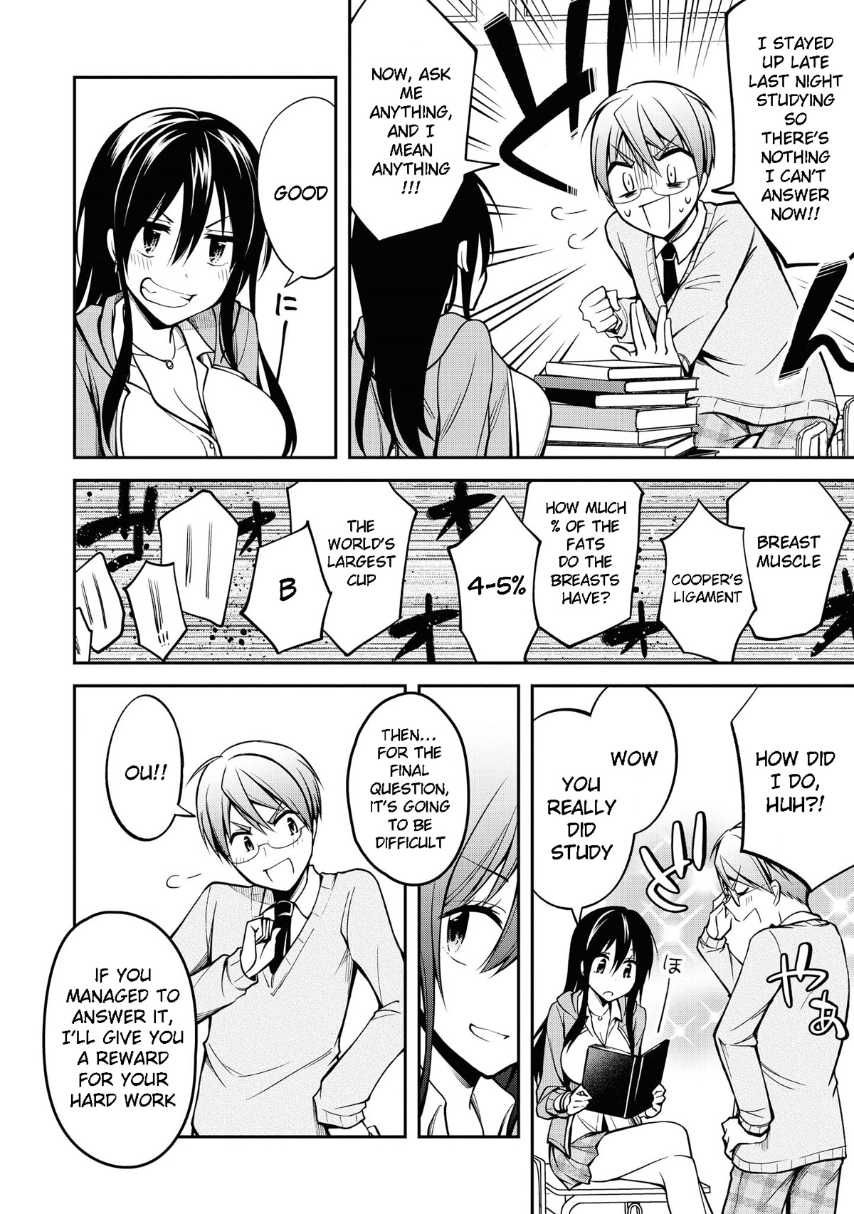 Do You like Fluffy Boobs? Busty Girl Anthology Comic Chapter 36 page 13 - Chapter 36: Q. Crisis