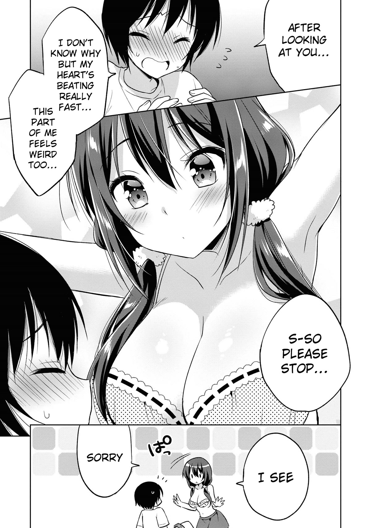Do You like Fluffy Boobs? Busty Girl Anthology Comic Chapter 41 page 14 - Chapter 41: Please don’t make me doki doki!