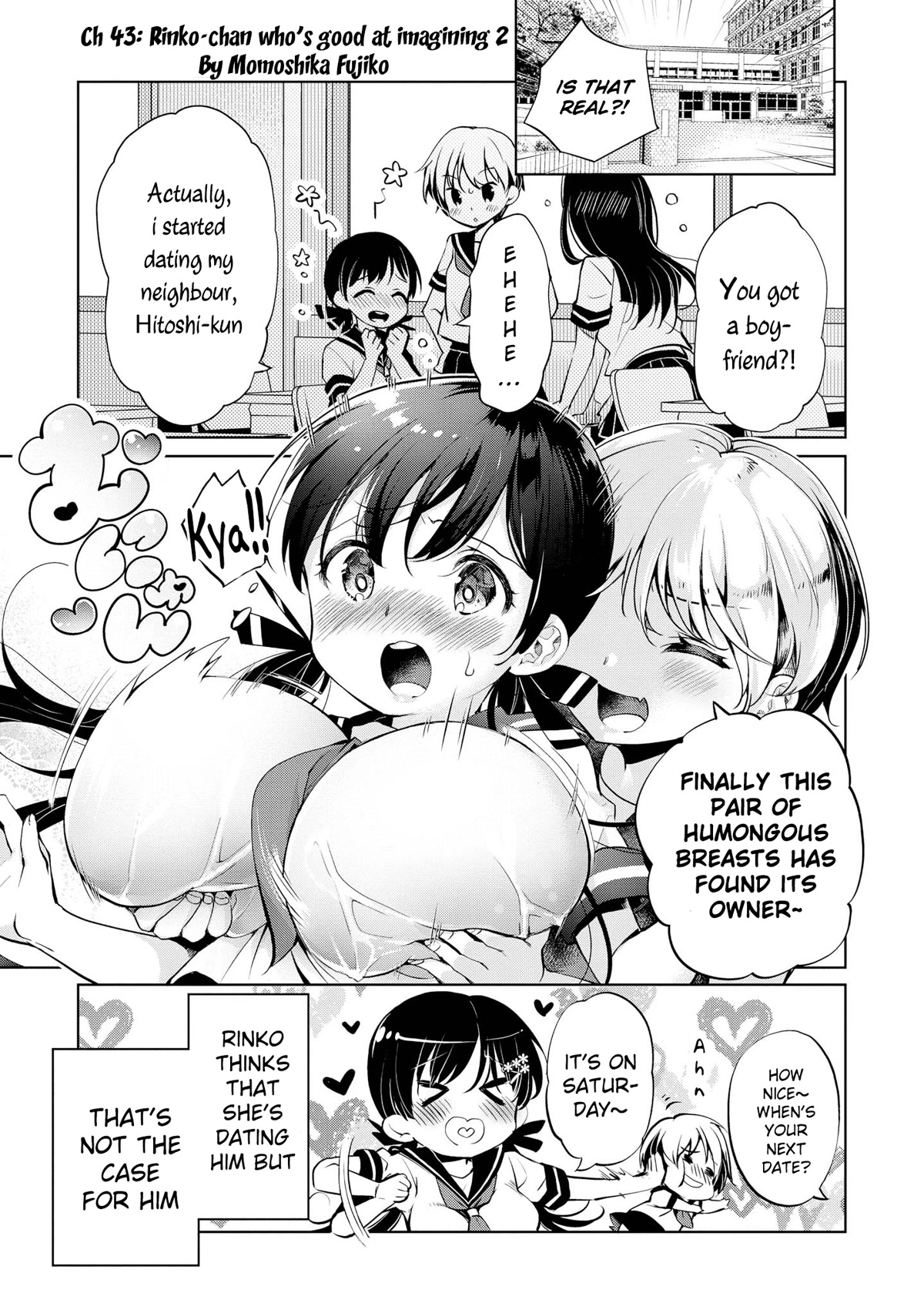 Do You like Fluffy Boobs? Busty Girl Anthology Comic Chapter 43 page 2 - Chapter 43: Rinko-chan who's good at imagining 2