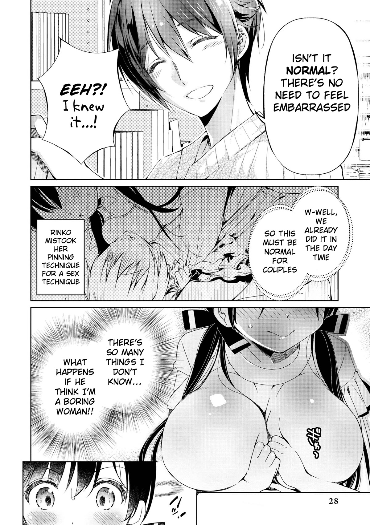 Do You like Fluffy Boobs? Busty Girl Anthology Comic Chapter 43 page 5 - Chapter 43: Rinko-chan who's good at imagining 2