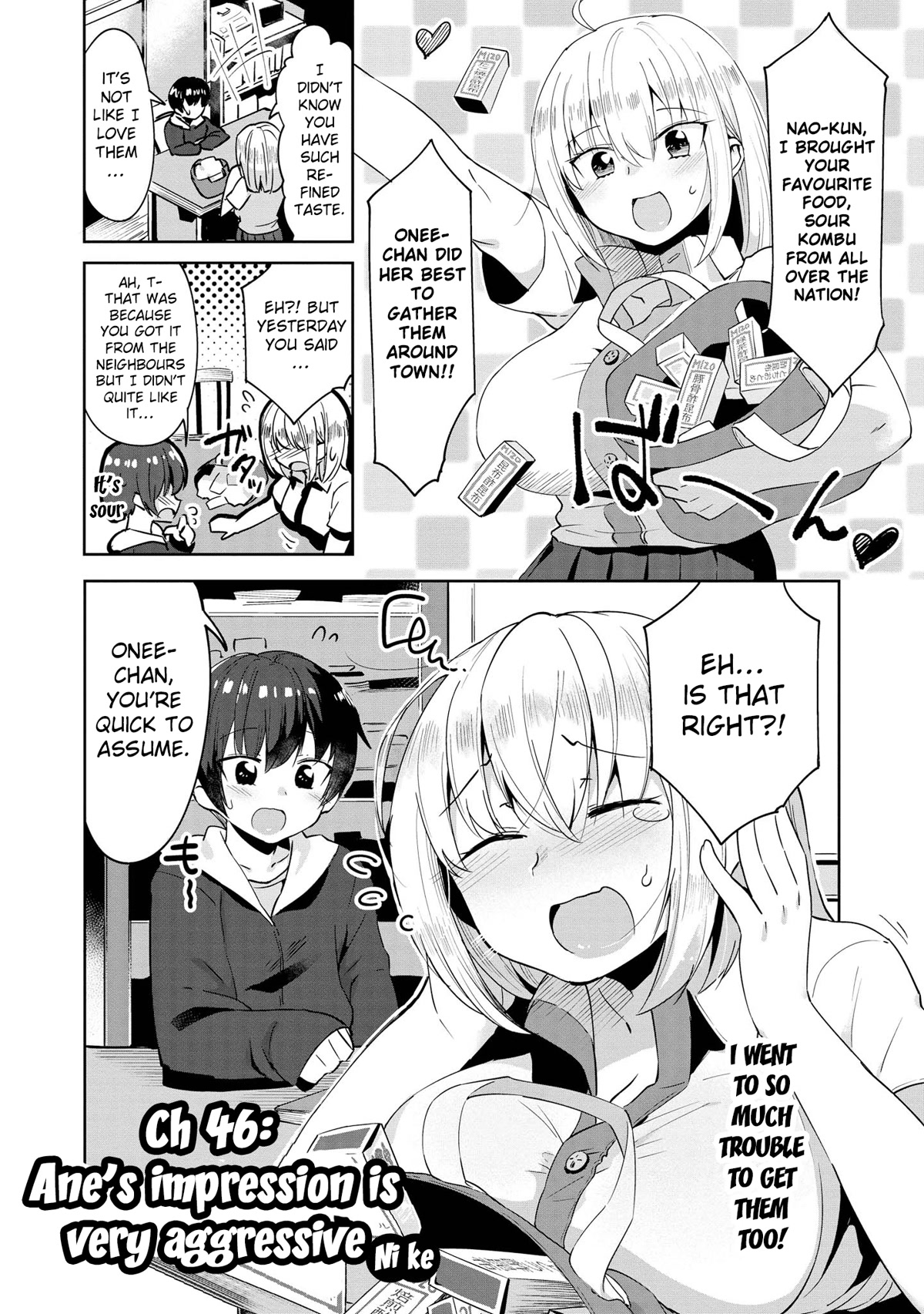 Do You like Fluffy Boobs? Busty Girl Anthology Comic Chapter 46 page 3 - Chapter 46: Ane’s impression is very aggressive
