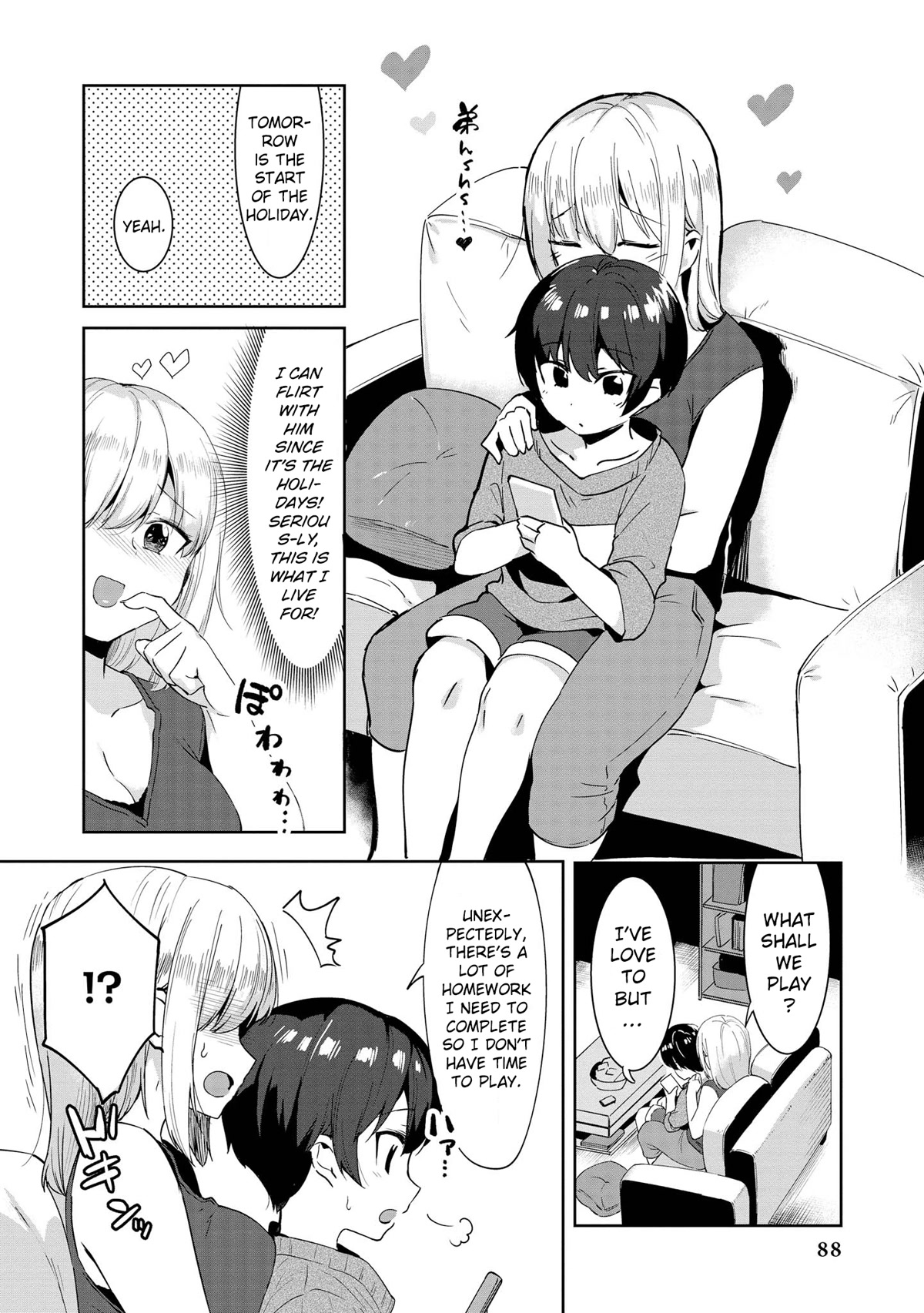 Do You like Fluffy Boobs? Busty Girl Anthology Comic Chapter 46 page 4 - Chapter 46: Ane’s impression is very aggressive
