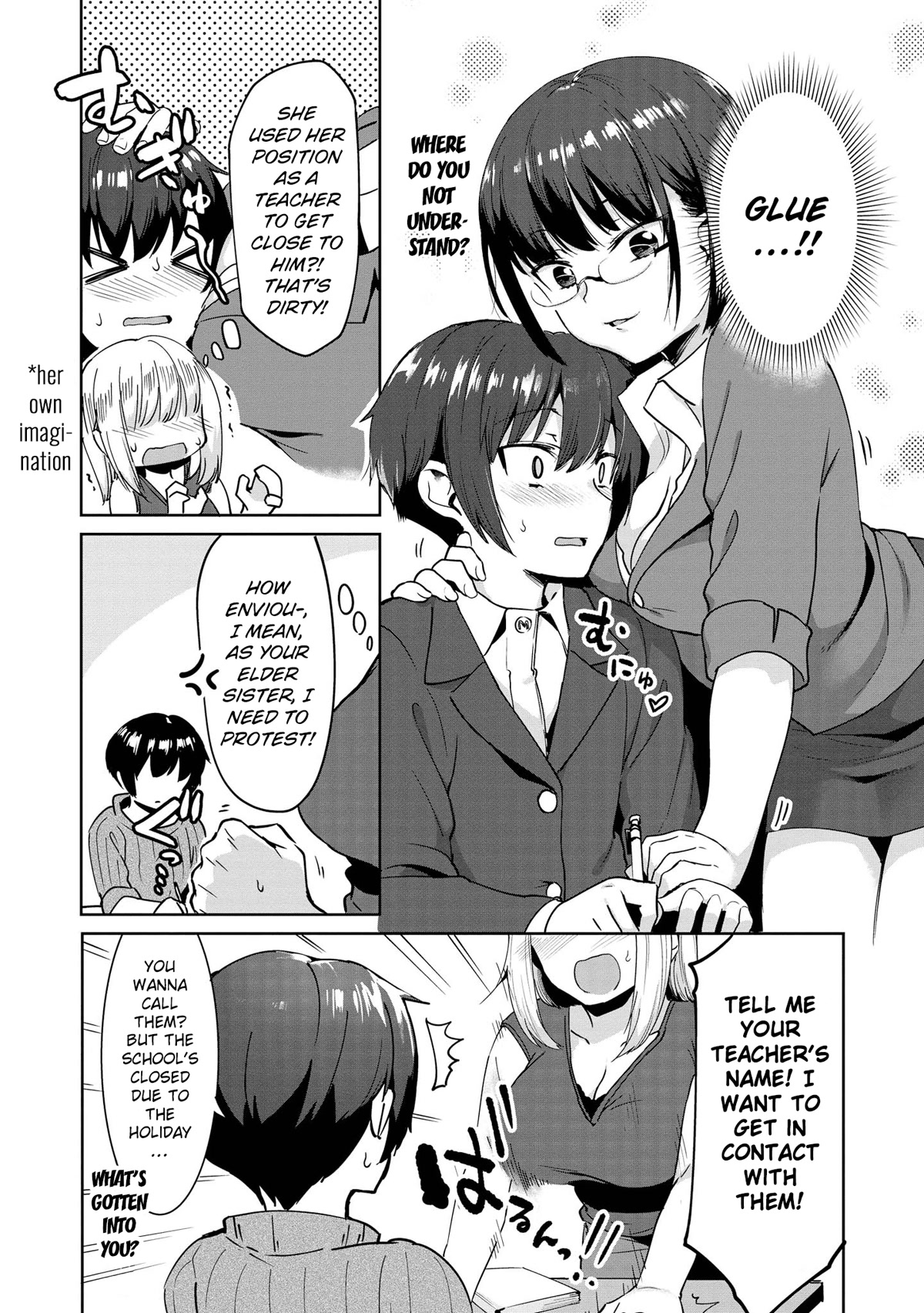 Do You like Fluffy Boobs? Busty Girl Anthology Comic Chapter 46 page 8 - Chapter 46: Ane’s impression is very aggressive