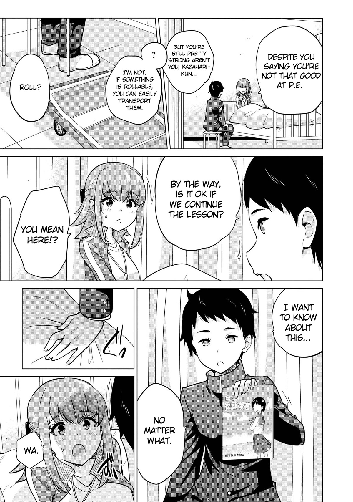 Do You like Fluffy Boobs? Busty Girl Anthology Comic Chapter 48 page 14 - Chapter 48: Please teach me! Yoshino Sensei