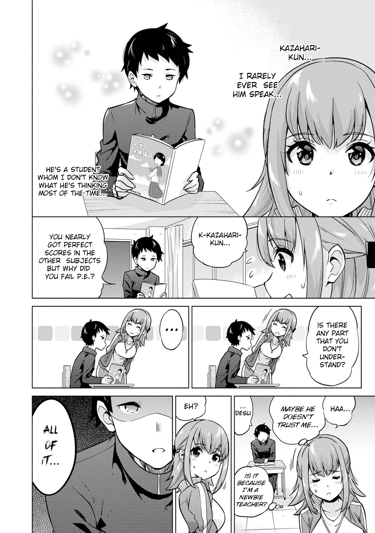 Do You like Fluffy Boobs? Busty Girl Anthology Comic Chapter 48 page 3 - Chapter 48: Please teach me! Yoshino Sensei
