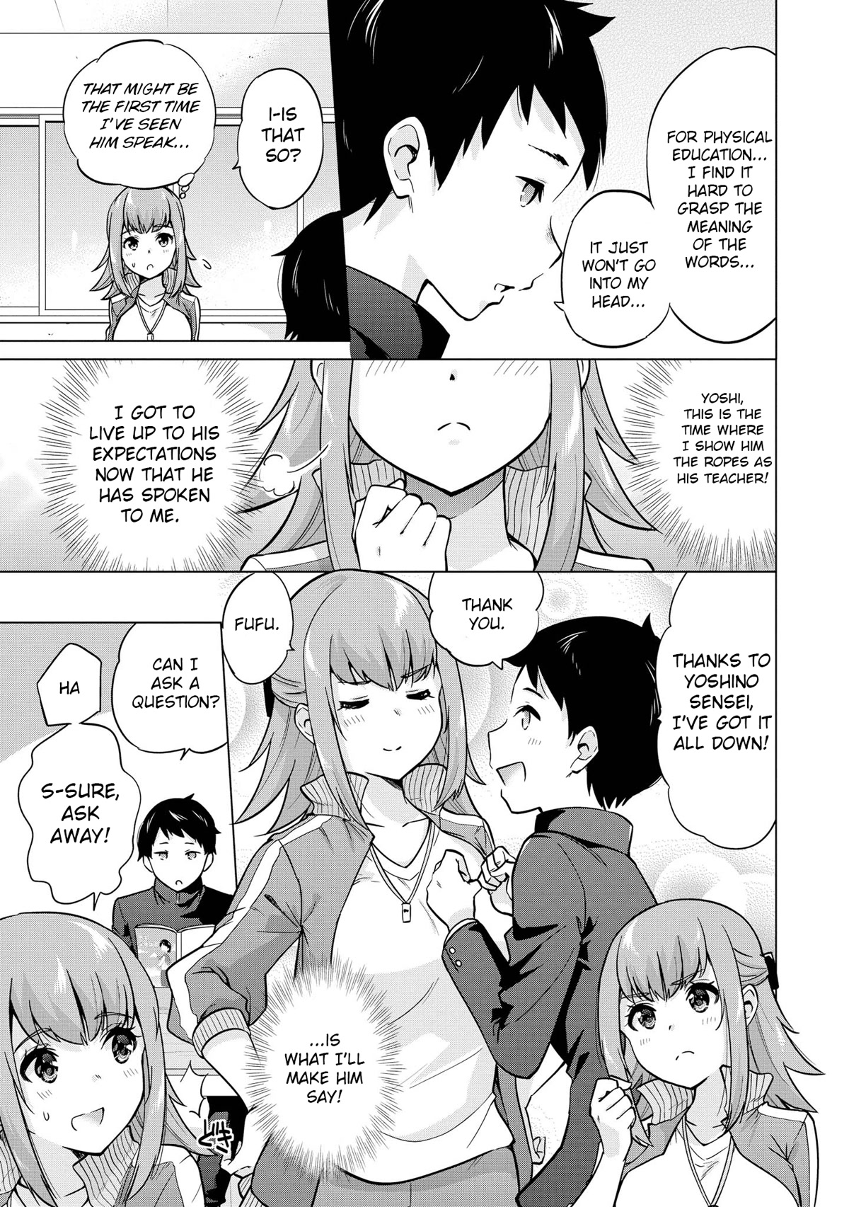 Do You like Fluffy Boobs? Busty Girl Anthology Comic Chapter 48 page 4 - Chapter 48: Please teach me! Yoshino Sensei