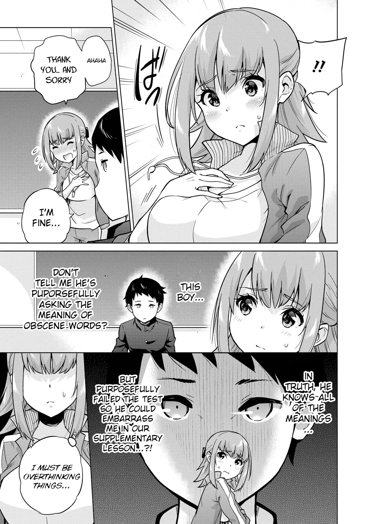 Do You like Fluffy Boobs? Busty Girl Anthology Comic Chapter 48 page 8 - Chapter 48: Please teach me! Yoshino Sensei