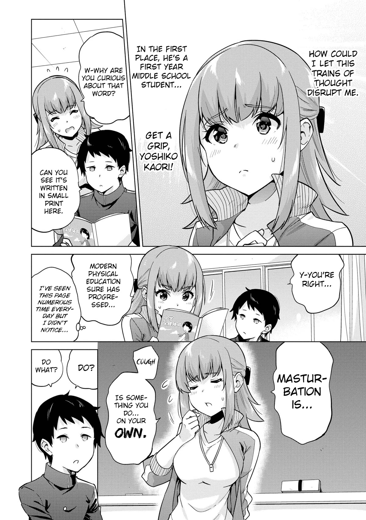 Do You like Fluffy Boobs? Busty Girl Anthology Comic Chapter 48 page 9 - Chapter 48: Please teach me! Yoshino Sensei