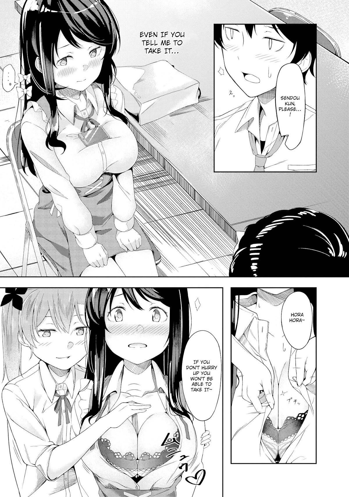 Do You like Fluffy Boobs? Busty Girl Anthology Comic Chapter 6 page 10 - Chapter 6: I Met Them During The Tawawa Day